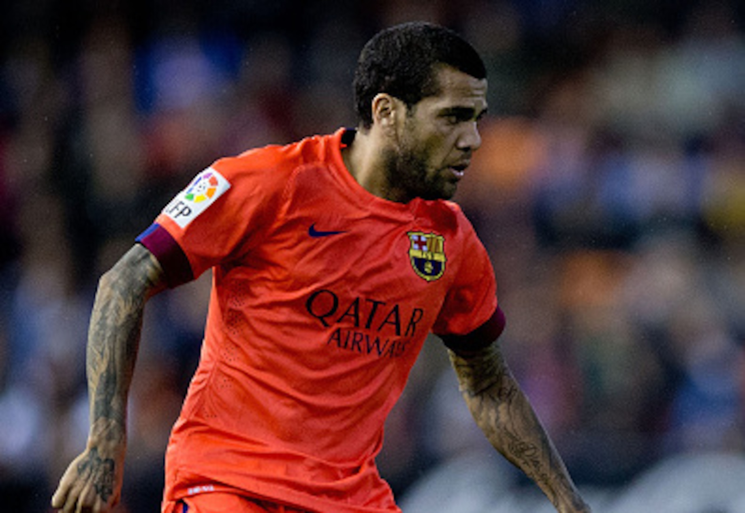 Dani Alves' performances in the Champions League have been consistently good.