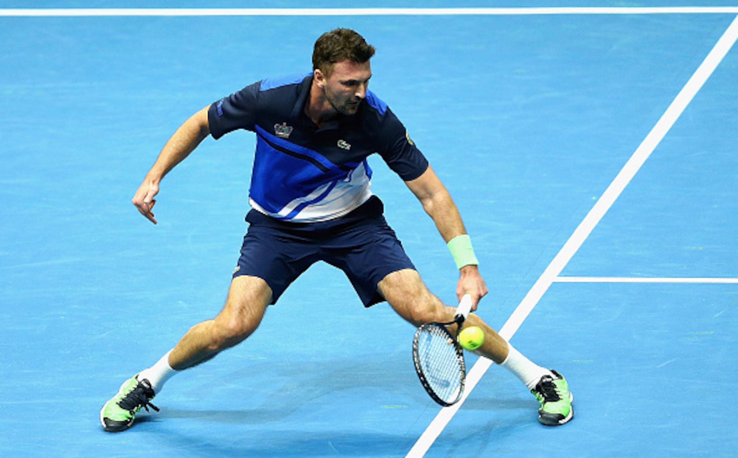 Goran Ivanisevic during a IPTL match in Singapore.