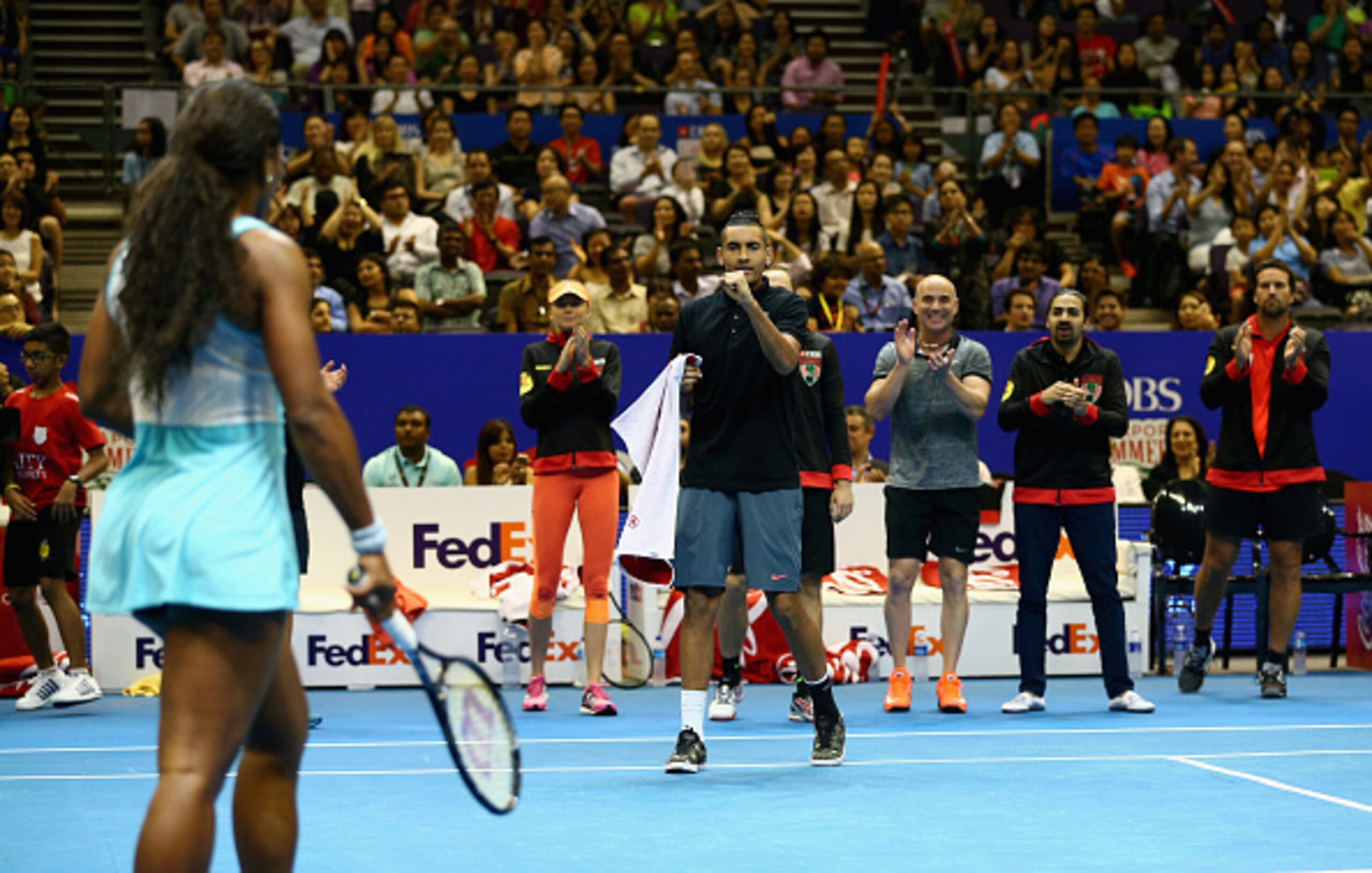 The Singapore Slammers congratulate Serena Williams.