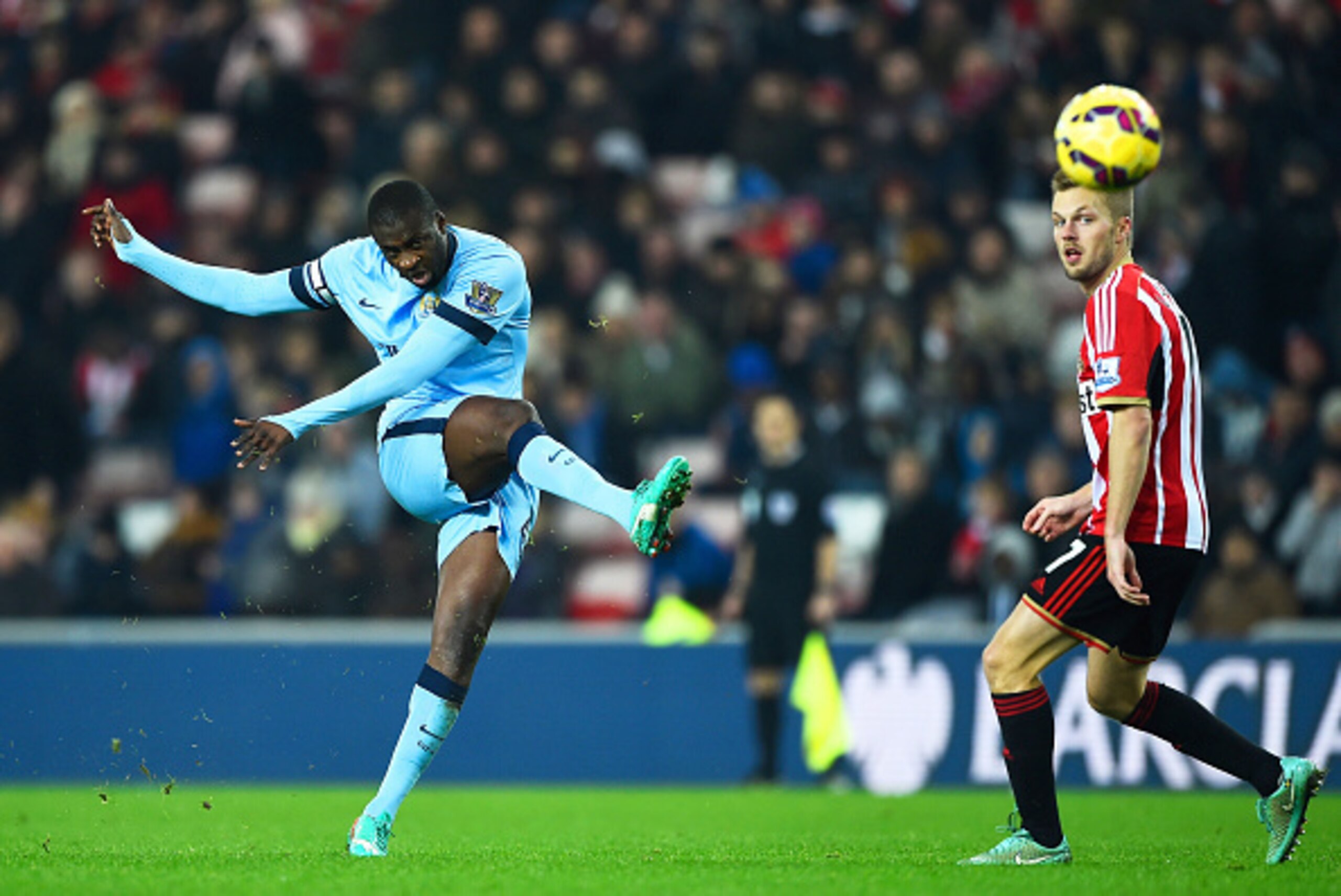 Toure is turning it on again.