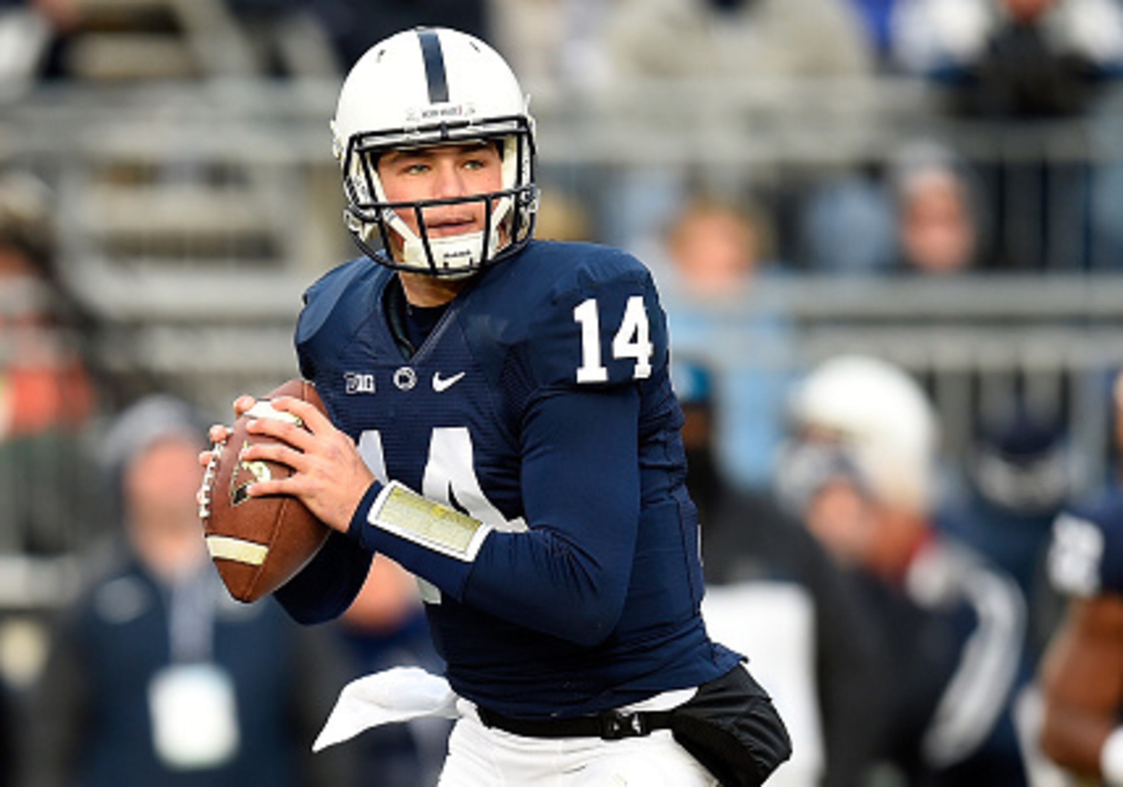 Christian Hackenberg has eight TDs and 15 interceptions this season.