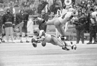 Bob Jeter and Willie Wood kept the Steelers at bay in the snow.
