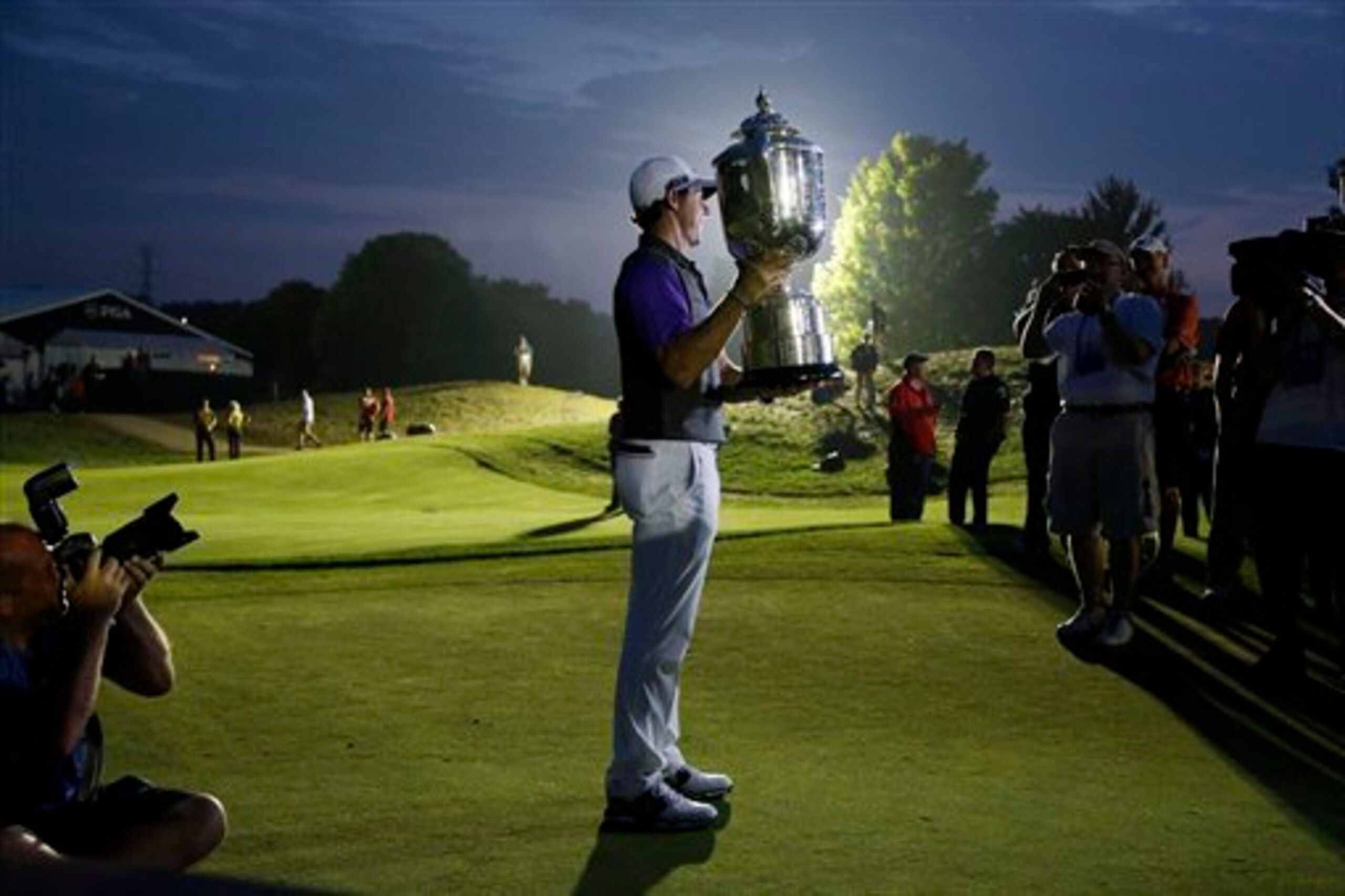 Another piece for Rory McIlroy's case, the Wanamaker Trophy.