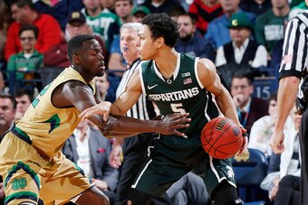 Cleveland State transfer Bryn Forbes adds scoring punch to the Spartans offense. His defense needs work.