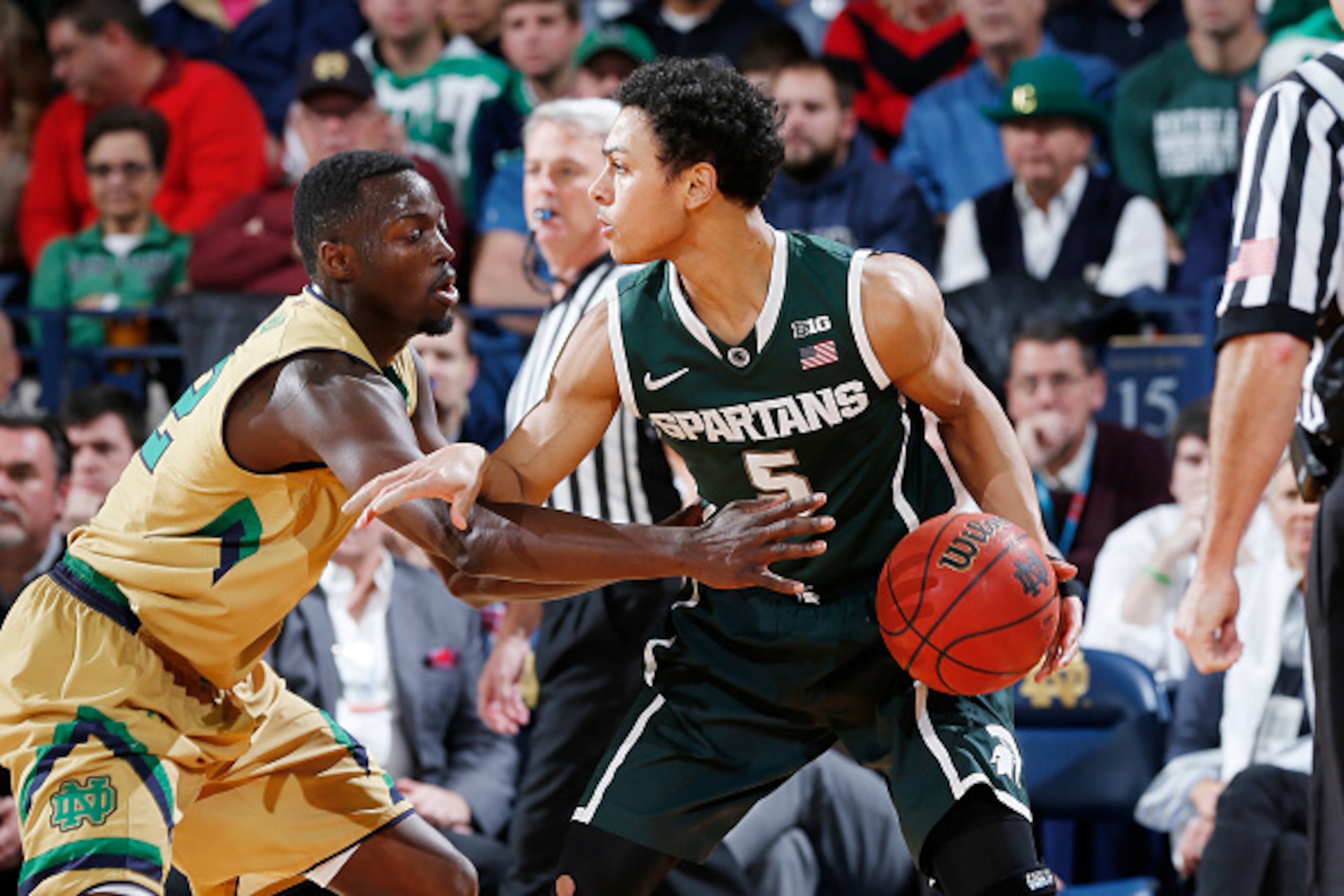 Cleveland State transfer Bryn Forbes adds scoring punch to the Spartans offense. His defense needs work.