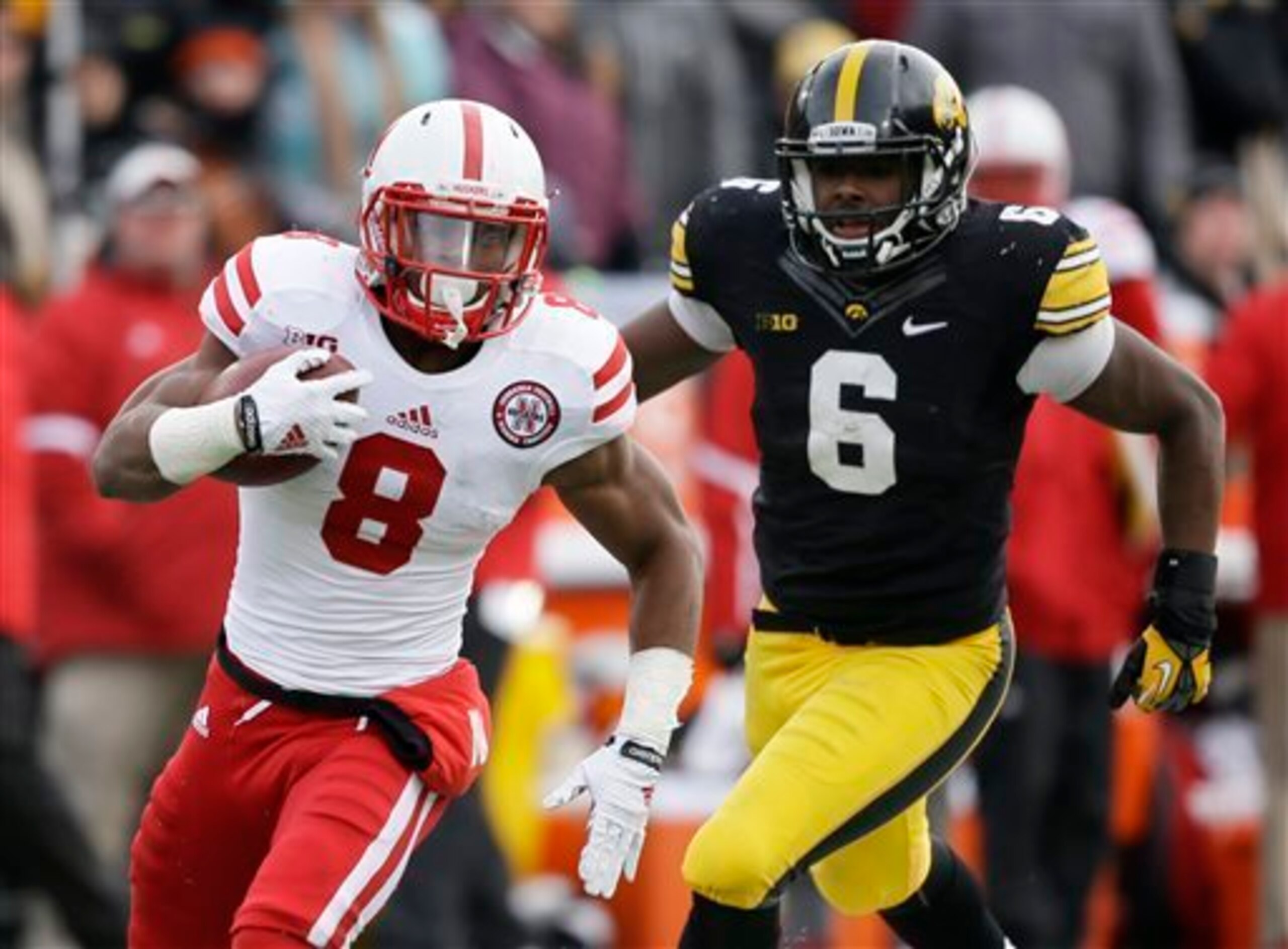 Nebraska TB Ameer Abdullah will be a handful for Southern California's defense to contain in the Holiday Bowl.