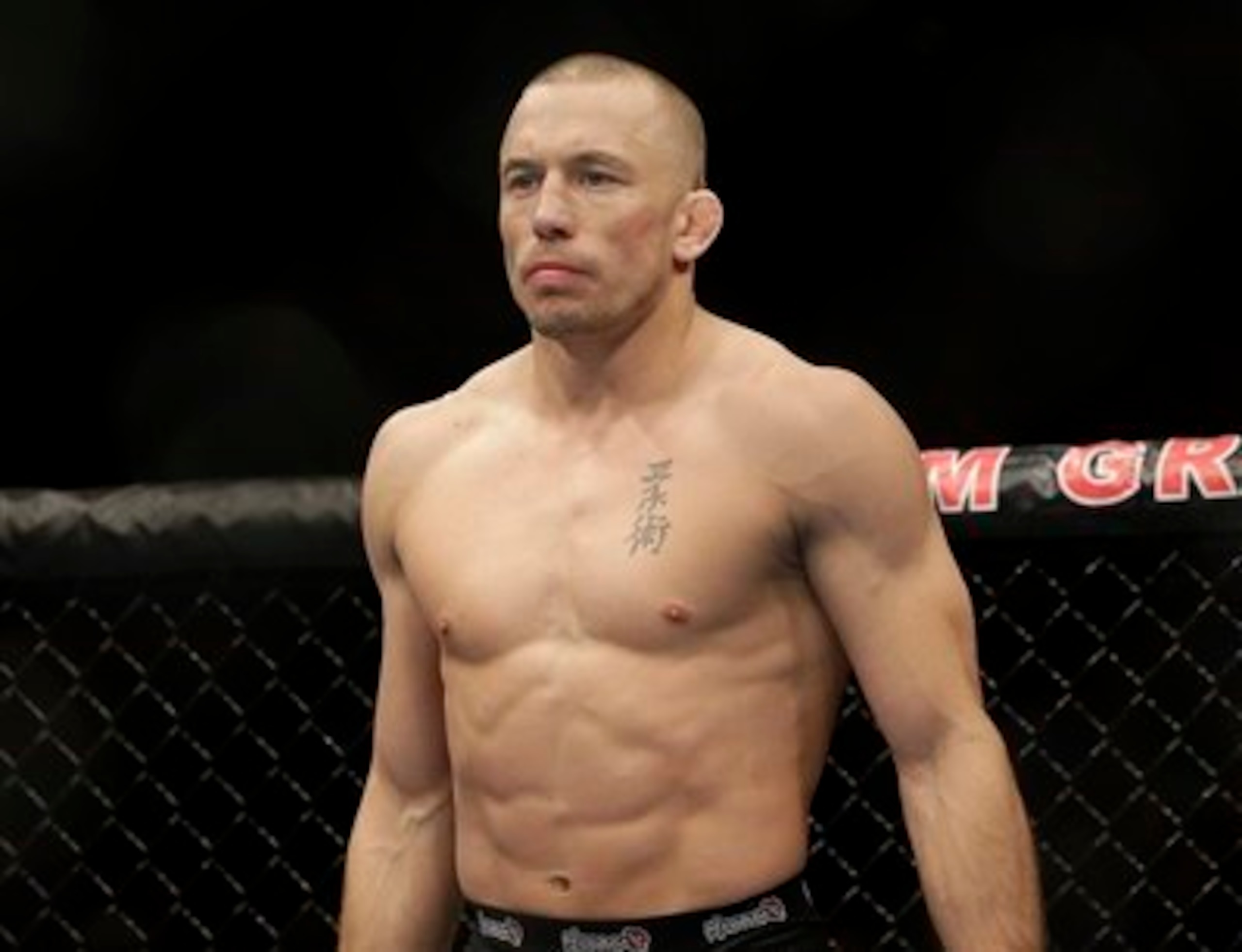 St-Pierre at UFC 167