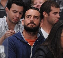 LOS ANGELES, CA - NOVEMBER 6: CM Punk attends a game between the Los Angeles Kings and the New York Islanders at STAPLES Center on November 6, 2014 in Los Angeles, California. (Photo by Juan Ocampo/NHLI via Getty Images)