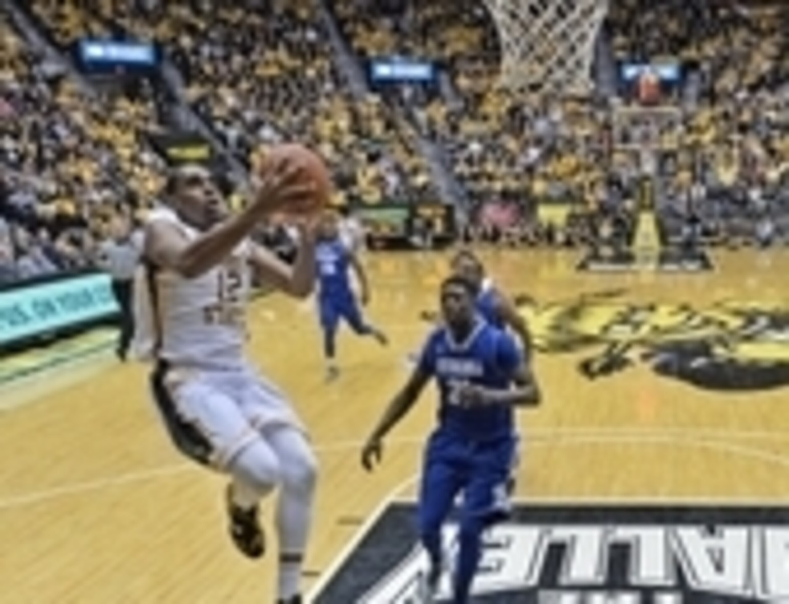 Jaren Sina shot 0-of-5 from behind the arc and 0-of-6 overall in Tuesday night's 77-68 loss to Wichita State