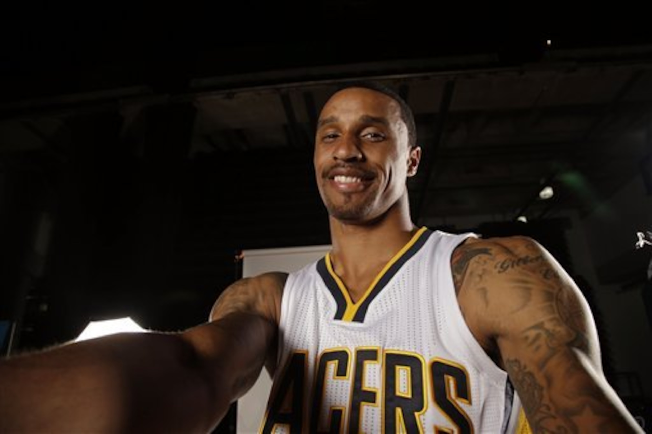 Indiana Pacers point guard George Hill has yet to play a game this season due to a torn quadricep.