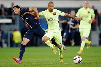 Javier Mascherano excels in his natural habitat.
