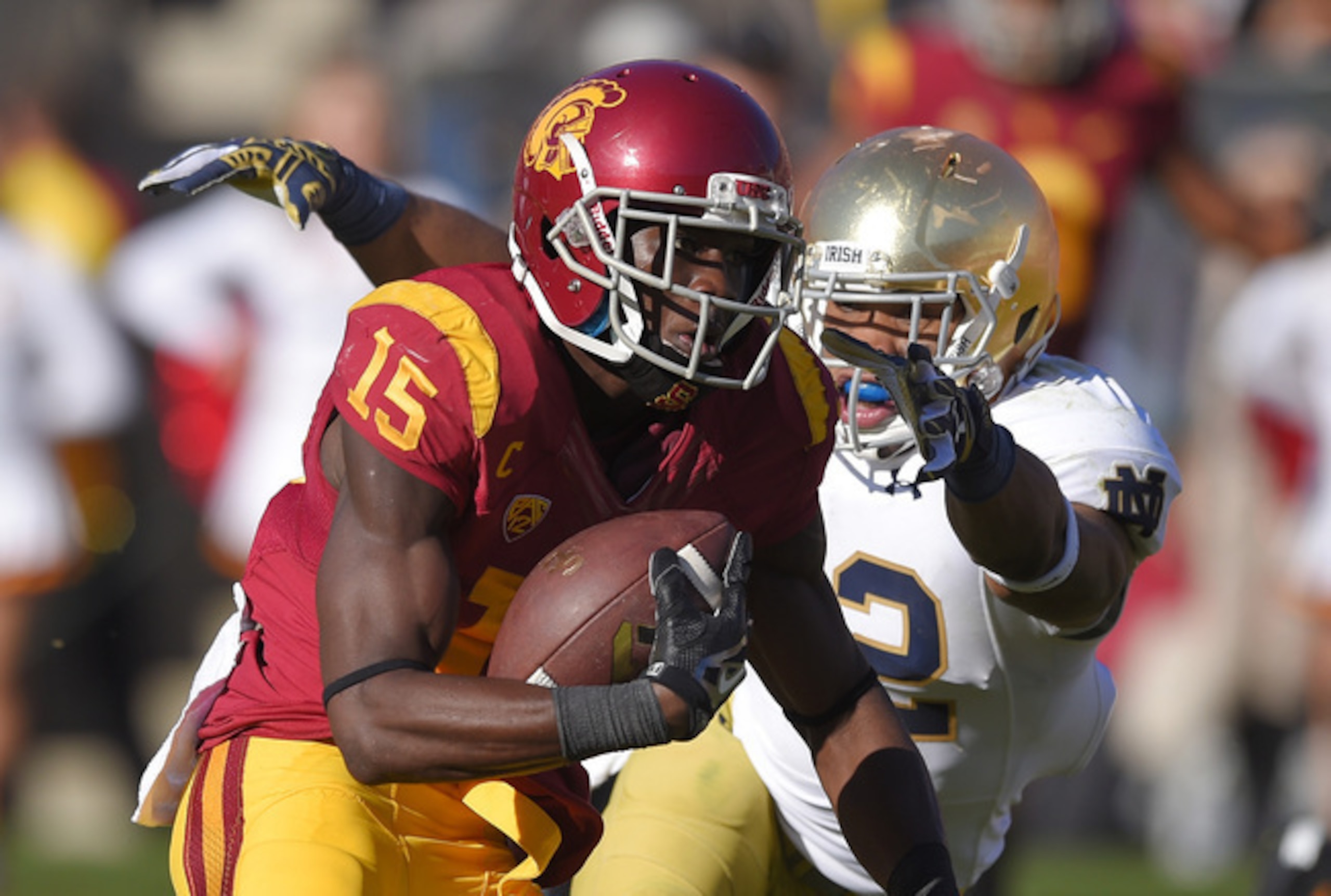 Nelson Agholor developed into a true No.1 receiver for USC this fall.