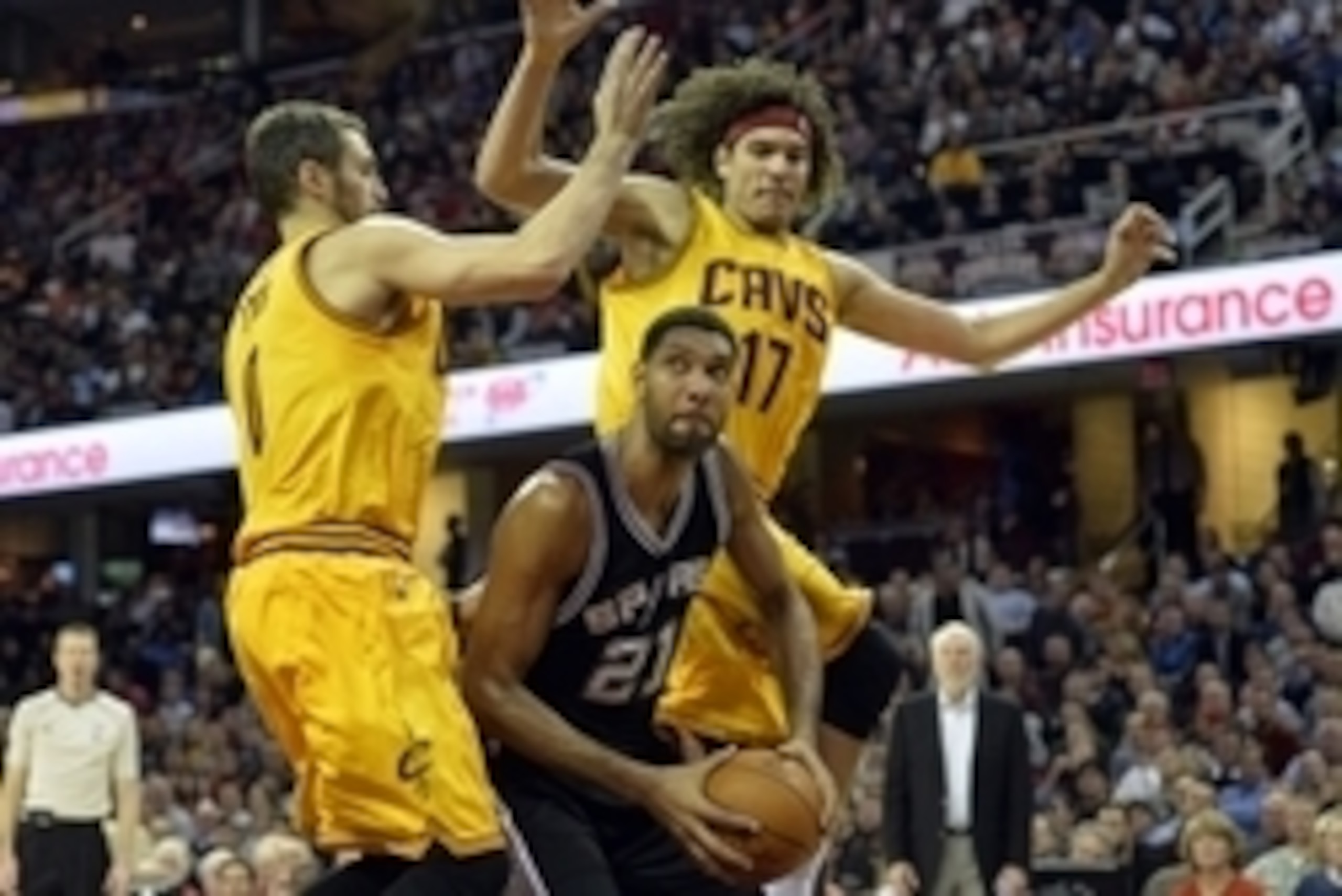 If the Cleveland Cavaliers want to see the Spurs in the NBA Finals, they'll need better rim protection.
