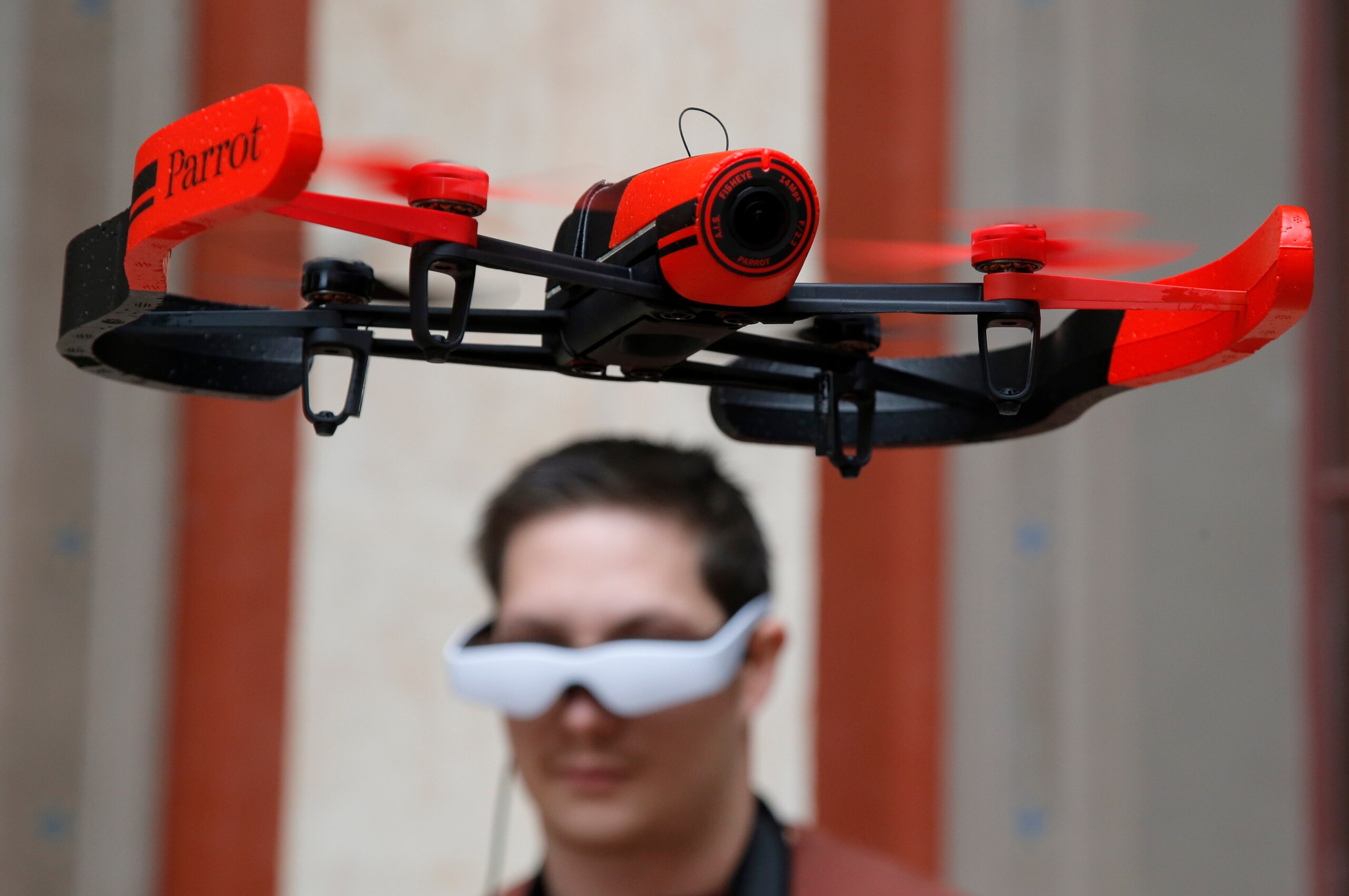 A drone will give golf fans interesting perspectives on Fox telecasts. A drone will give golf fans interesting perspectives on Fox telecasts.