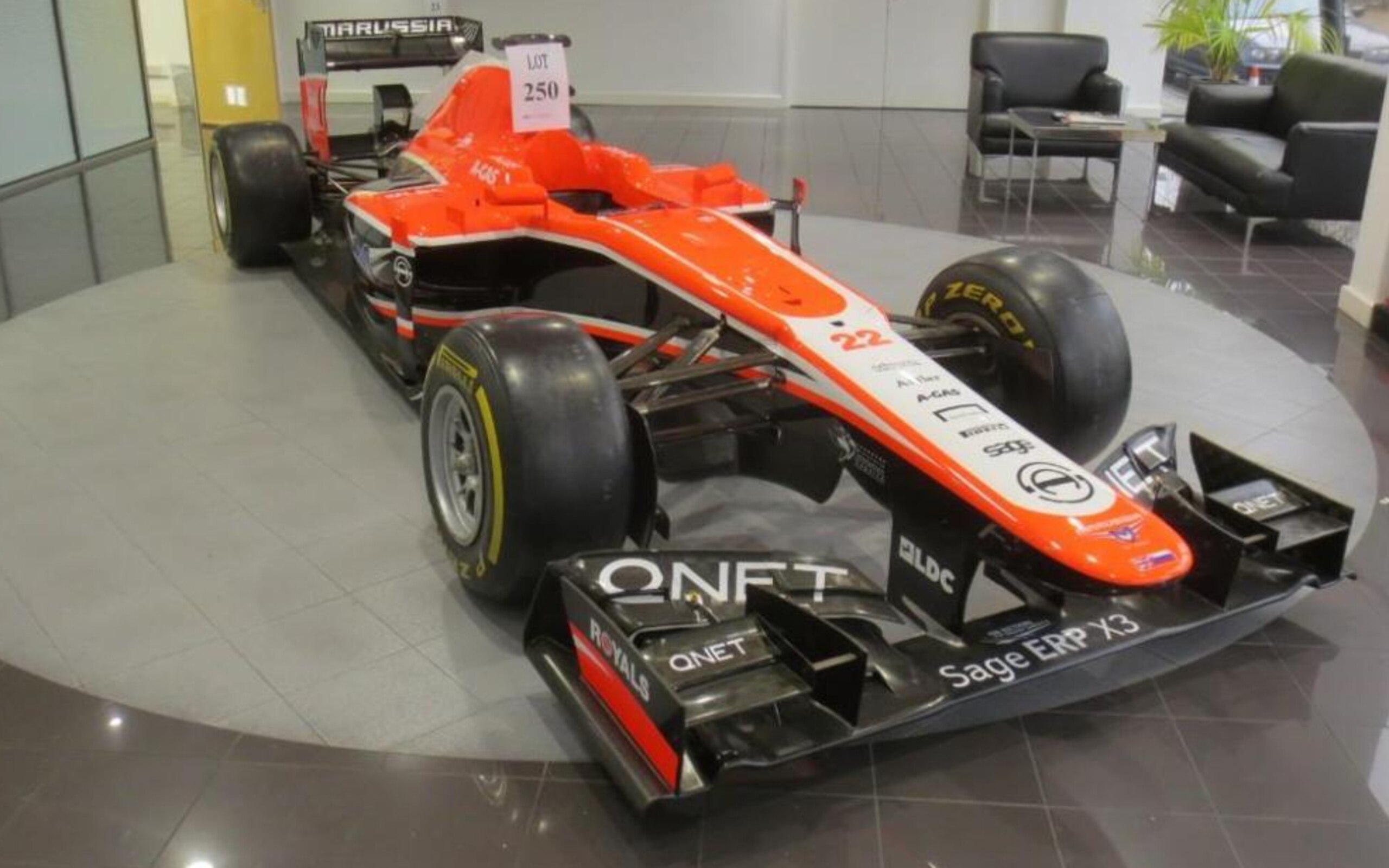 Marussia MR02 2013 car.