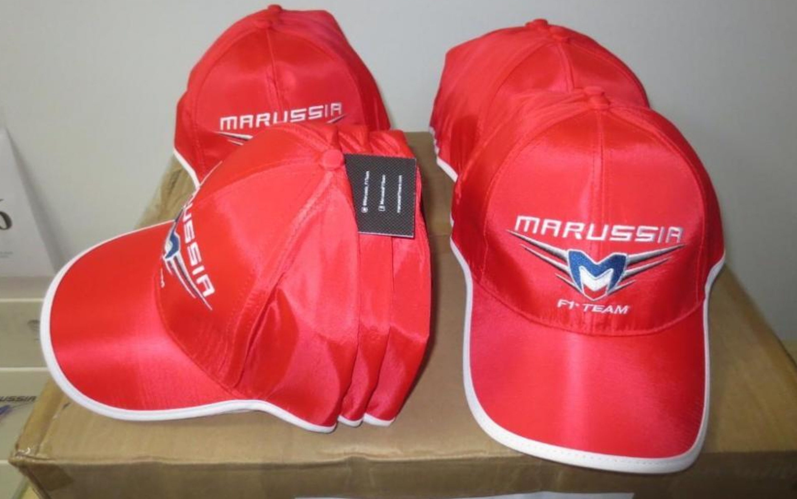 Marussia hats.