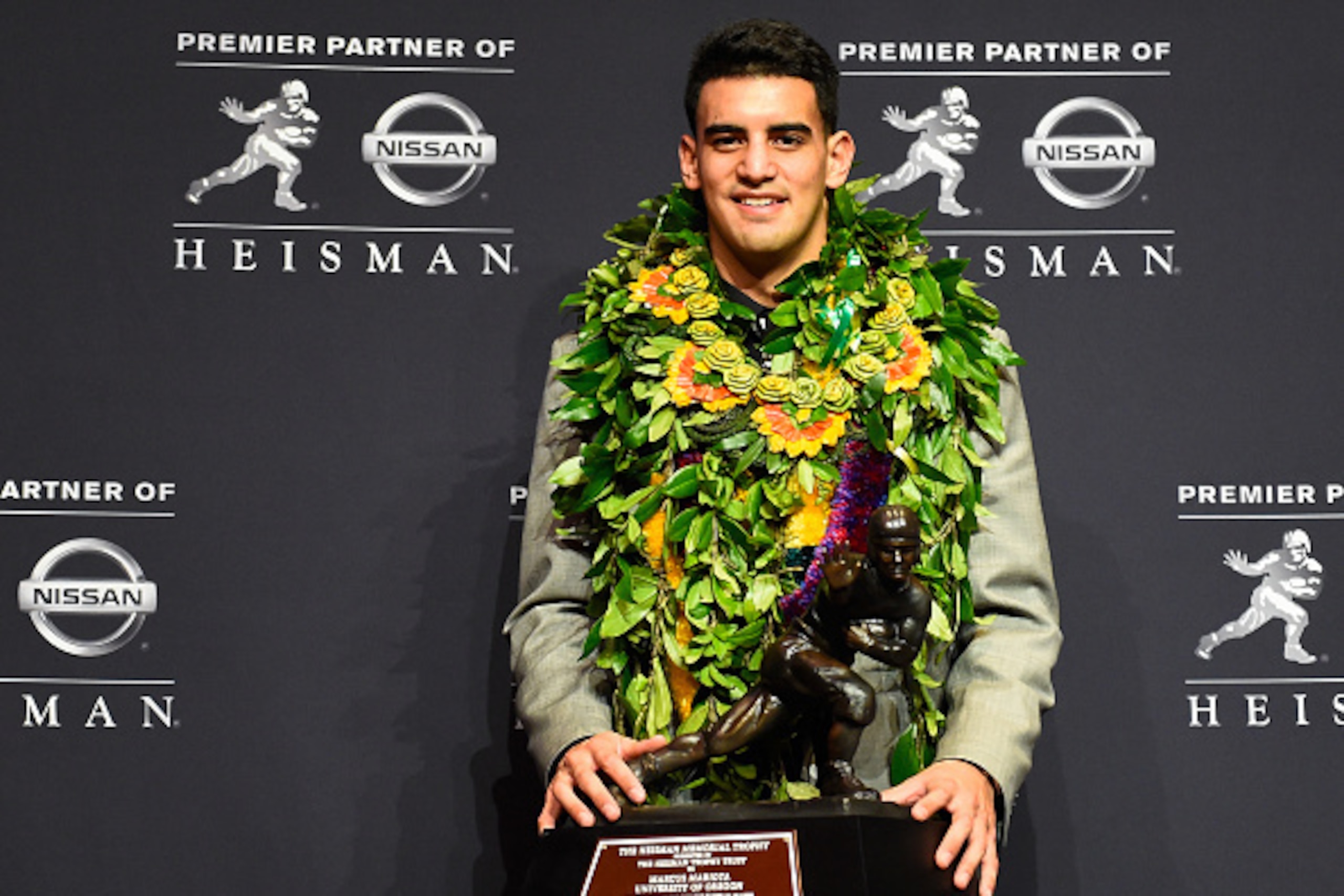 Heisman Trophy winner Marcus Mariota could be the 2015 NFL Draft's No. 1 overall pick.