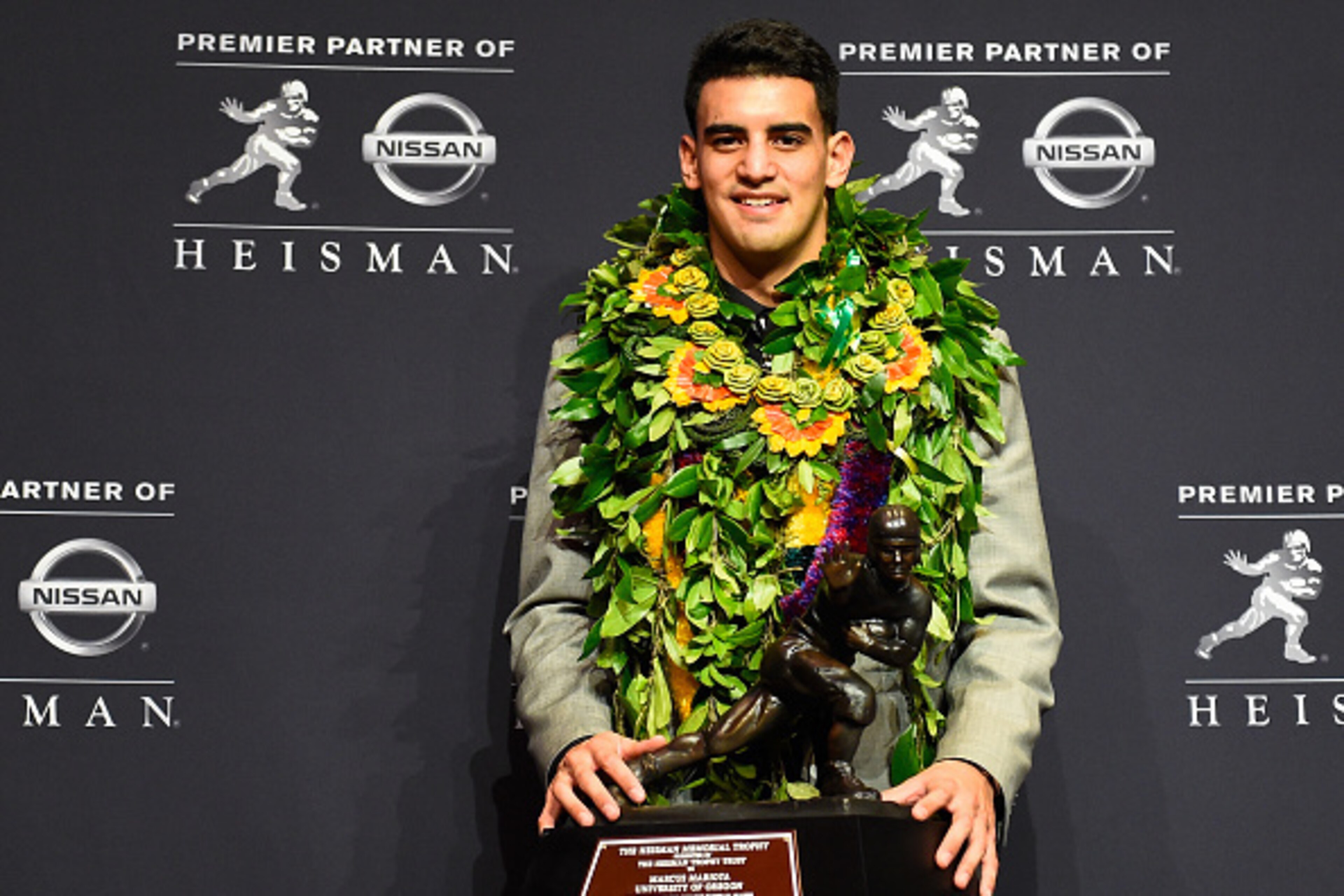 Heisman Trophy winner Marcus Mariota could be the 2015 NFL Draft's No. 1 overall pick.