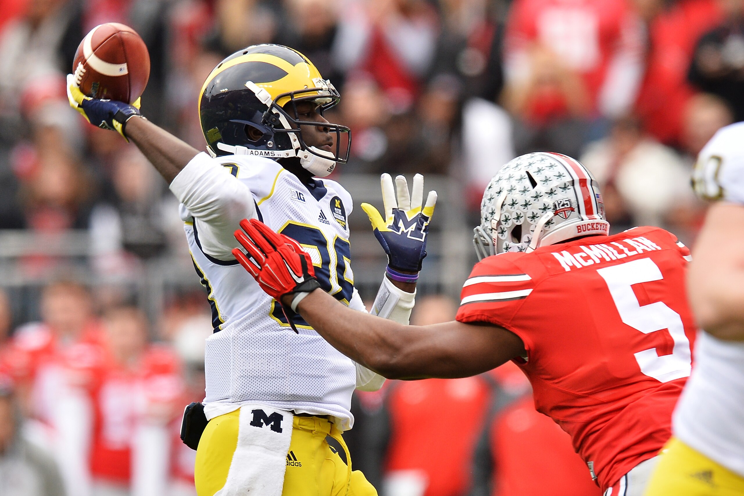 Raekwon McMillan was a steady contributor for Ohio State at middle linebacker.