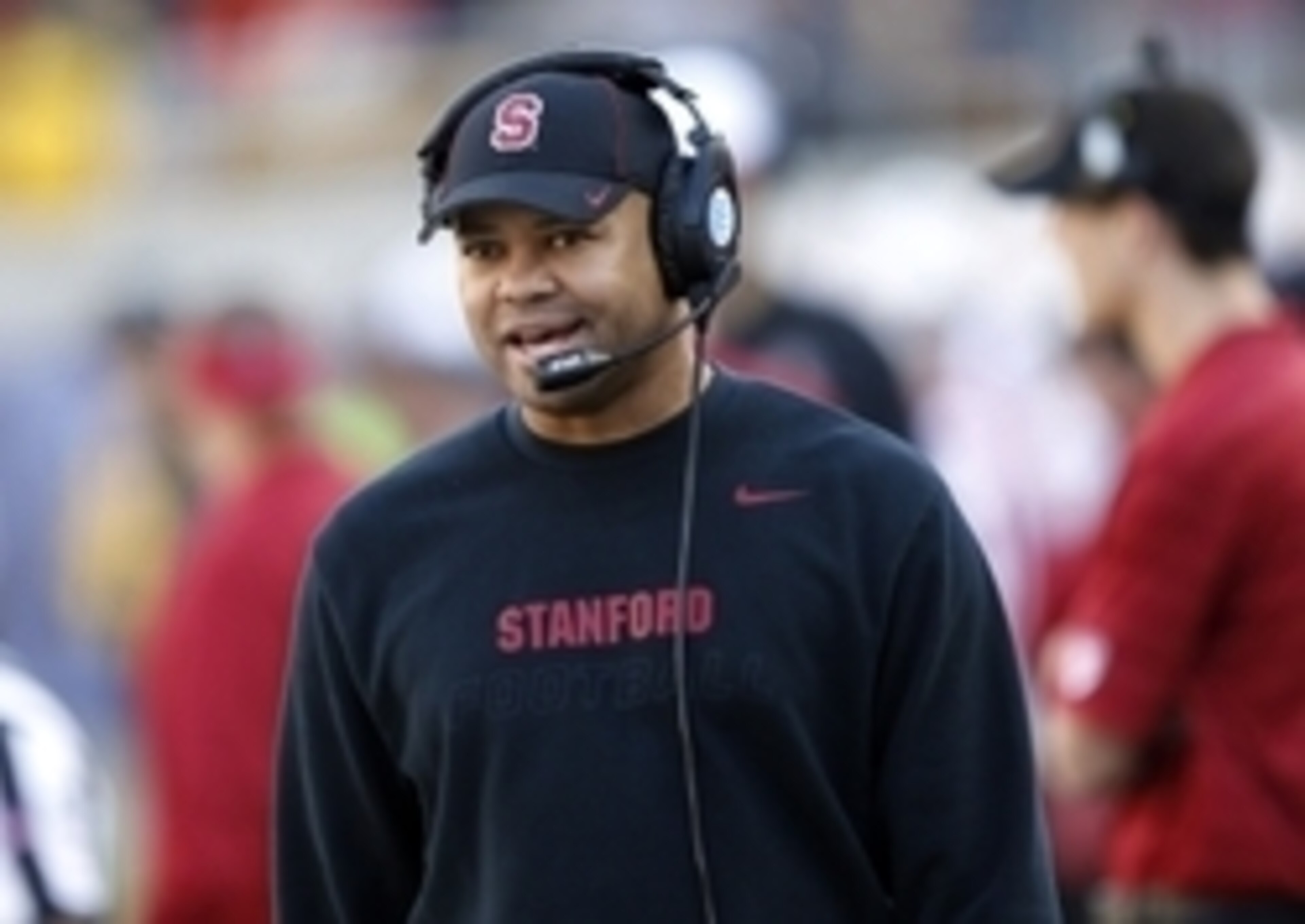 Stanford head coach David Shaw Stanford head coach David Shaw