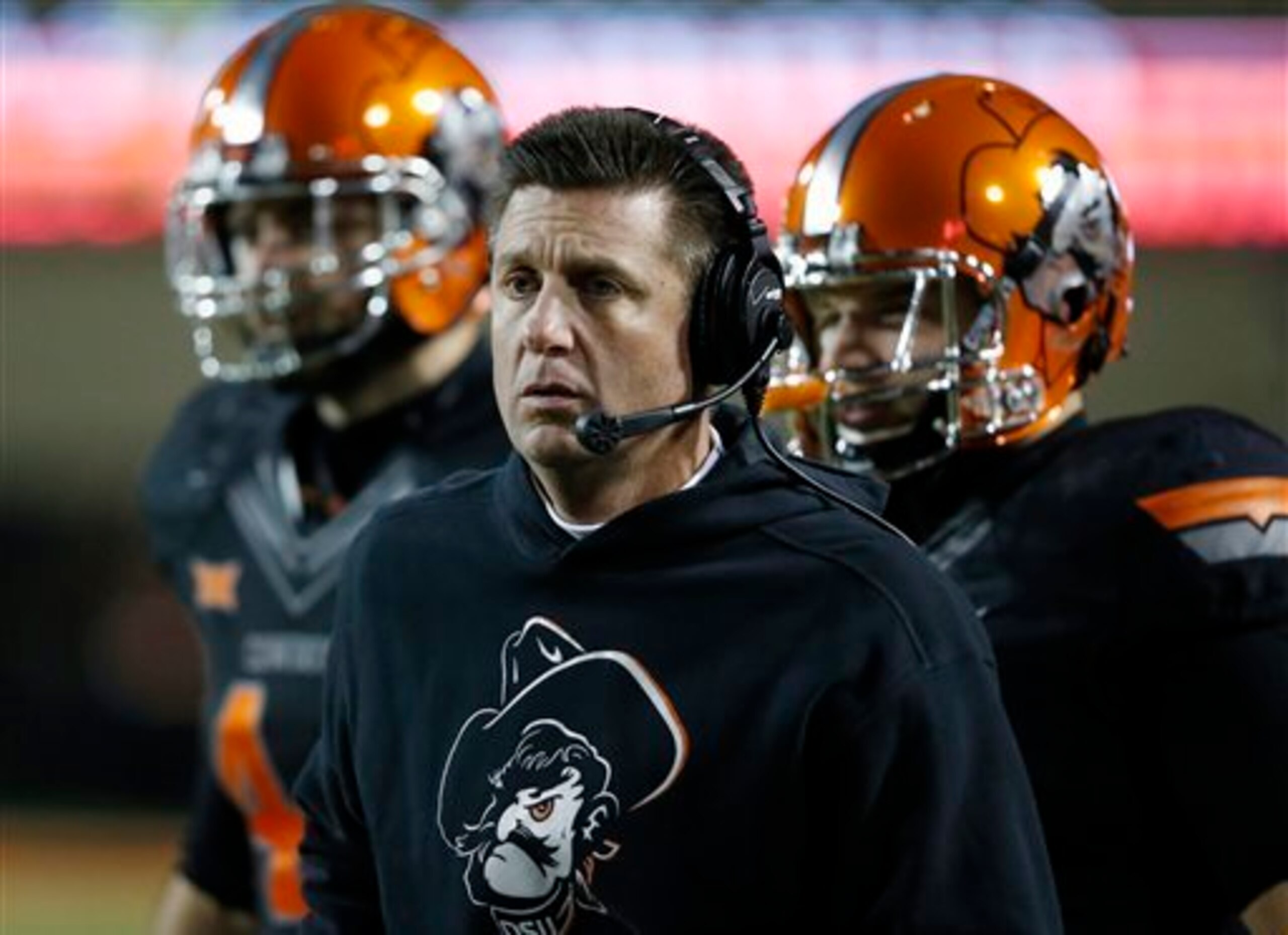 Oklahoma State head coach Mike Gundy