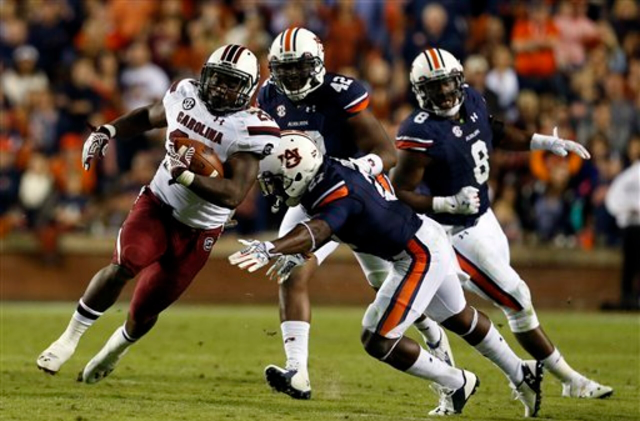 Mike Davis has been a very productive tailback for South Carolina.