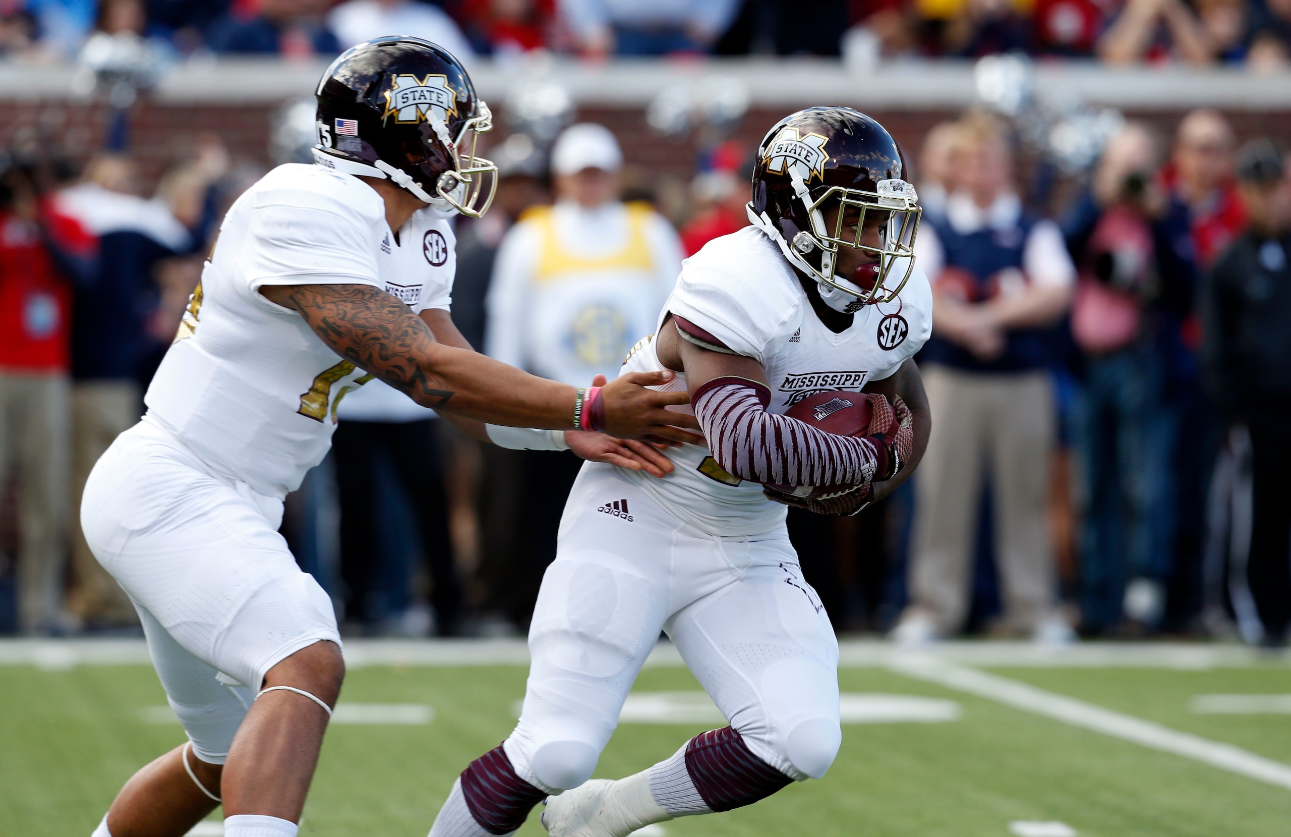 Josh Robinson was a powerful tailback for Mississippi State this fall.