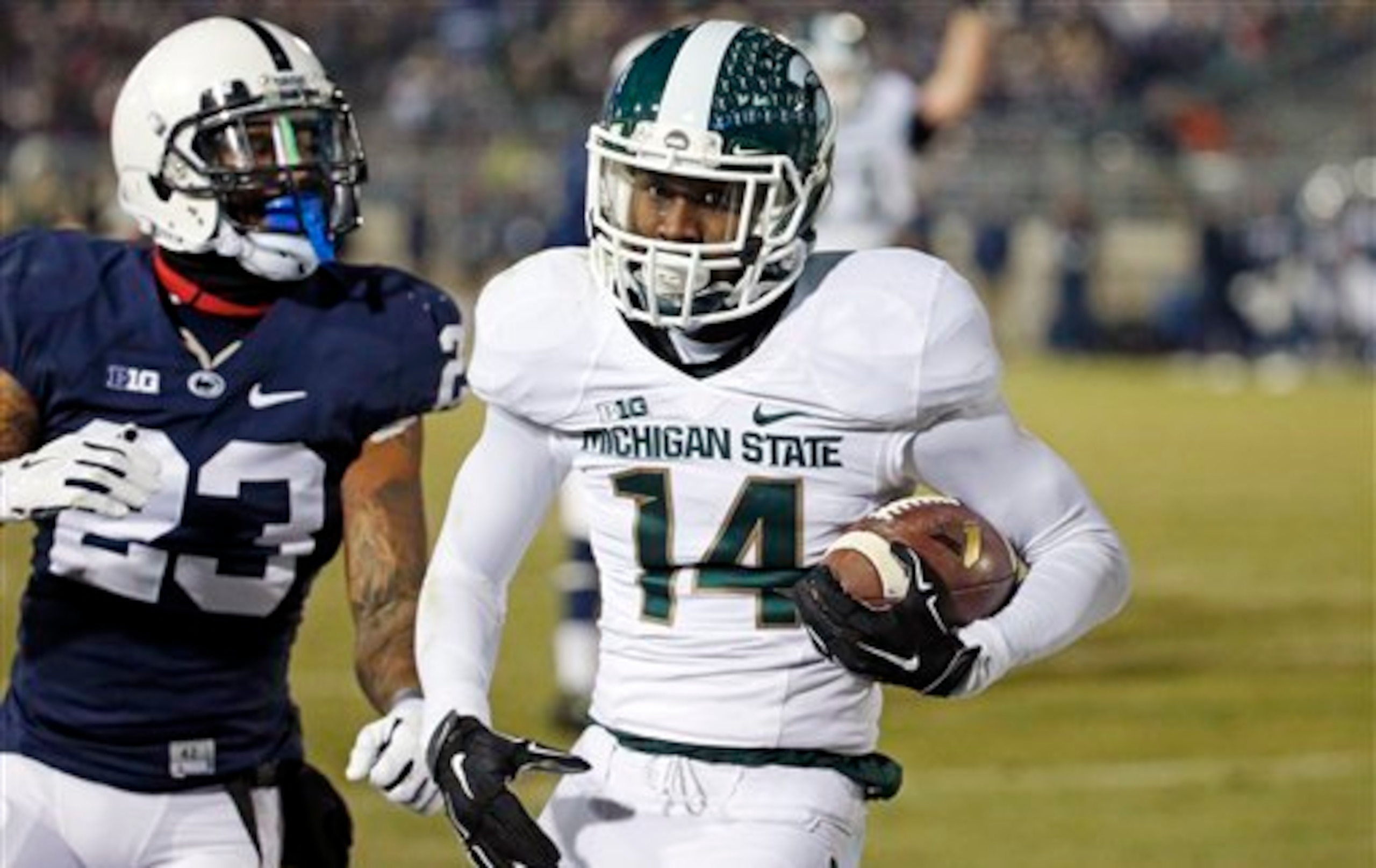 Tony Lippett is one of the Big Ten's best receivers.