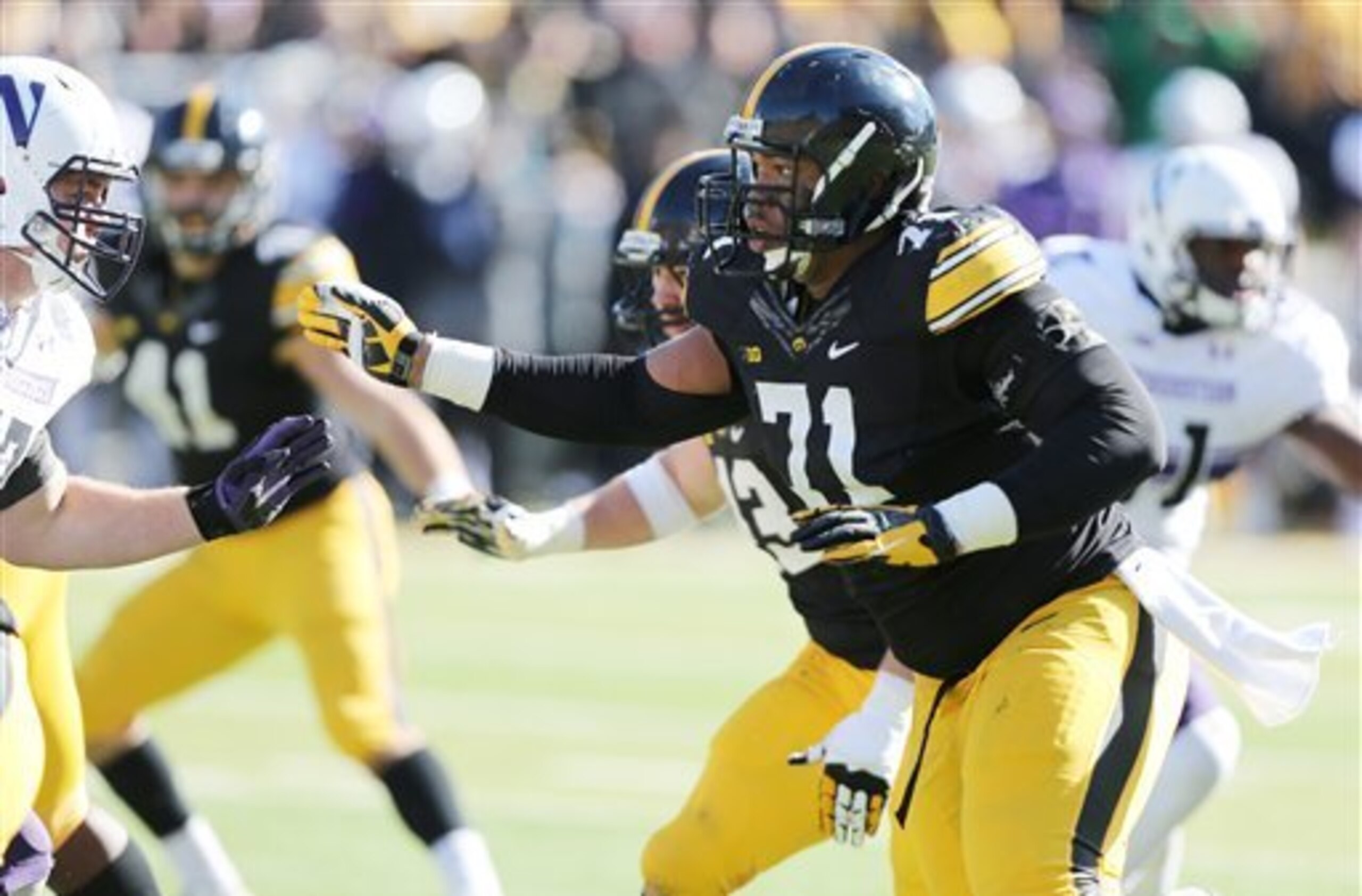 Iowa's Carl Davis has been one of the Big Ten's best defensive linemen.