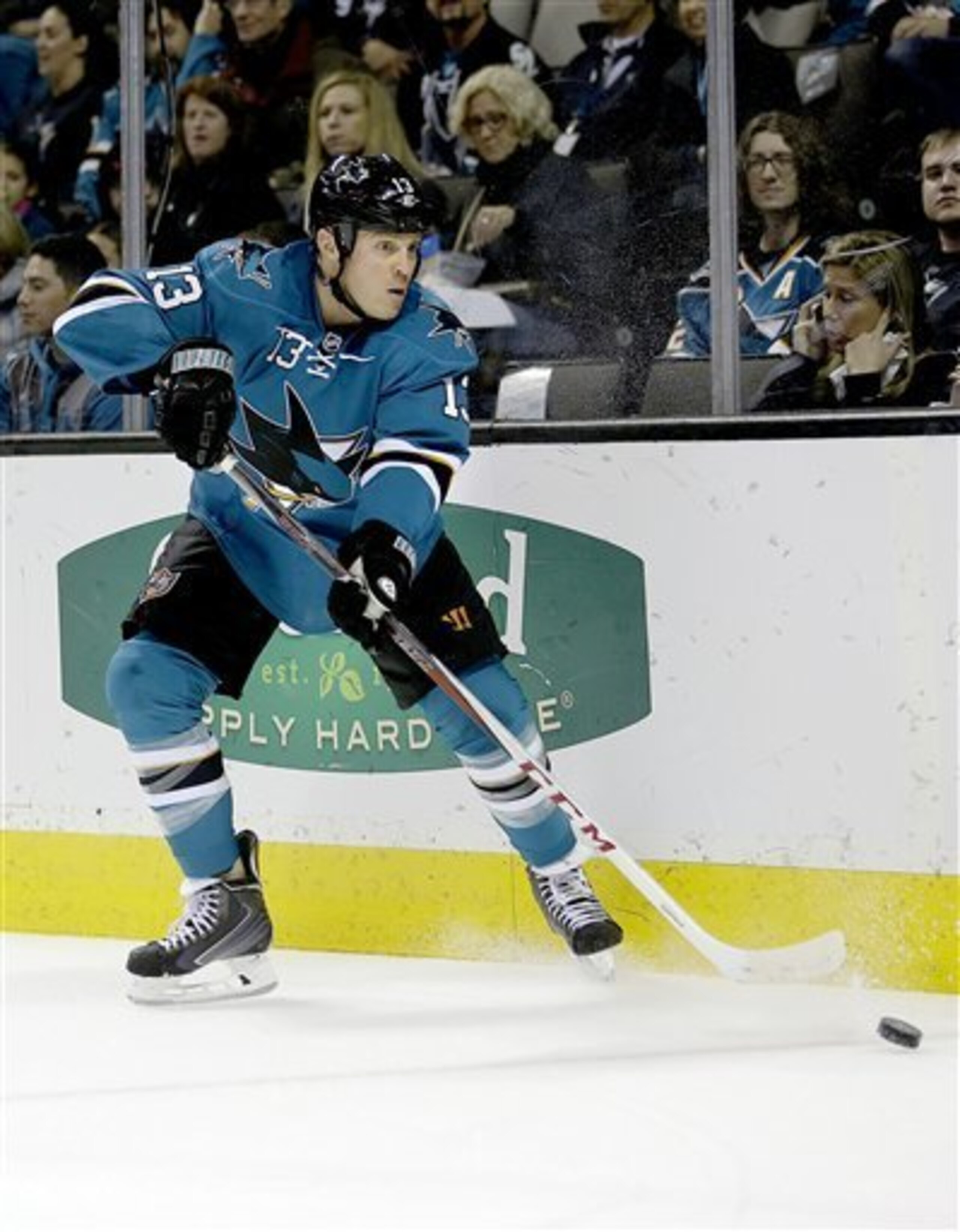 Raffi Torres and Tyler Kennedy can't stay on the ice.