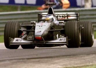 Mika Hakkinen at the 1999 Austrian Grand Prix.