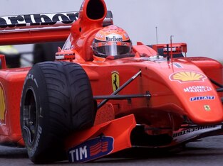 Michael Schumacher at the 2001 Belgian Grand Prix.