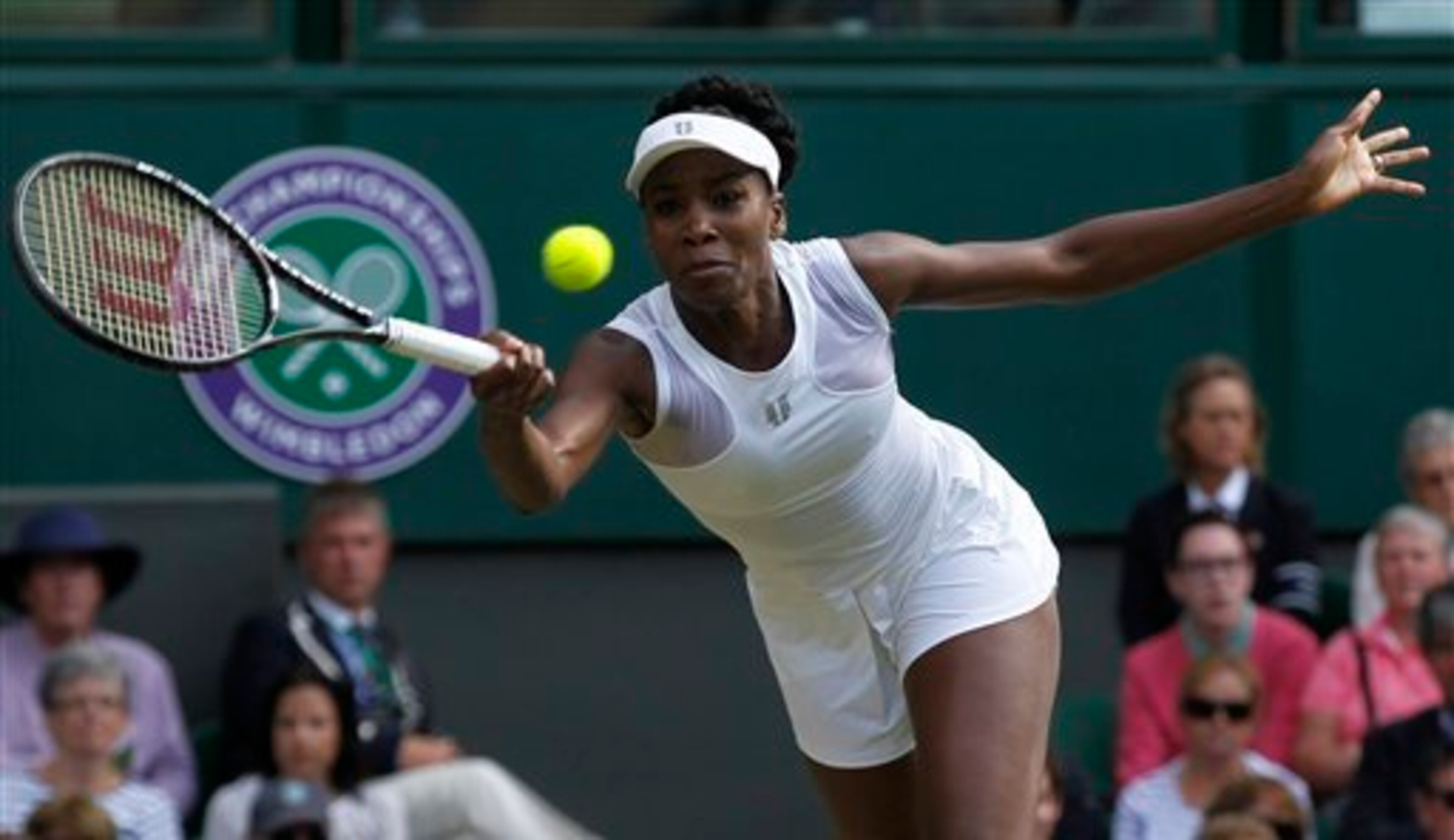 Venus Williams during 2014 Wimbledon.