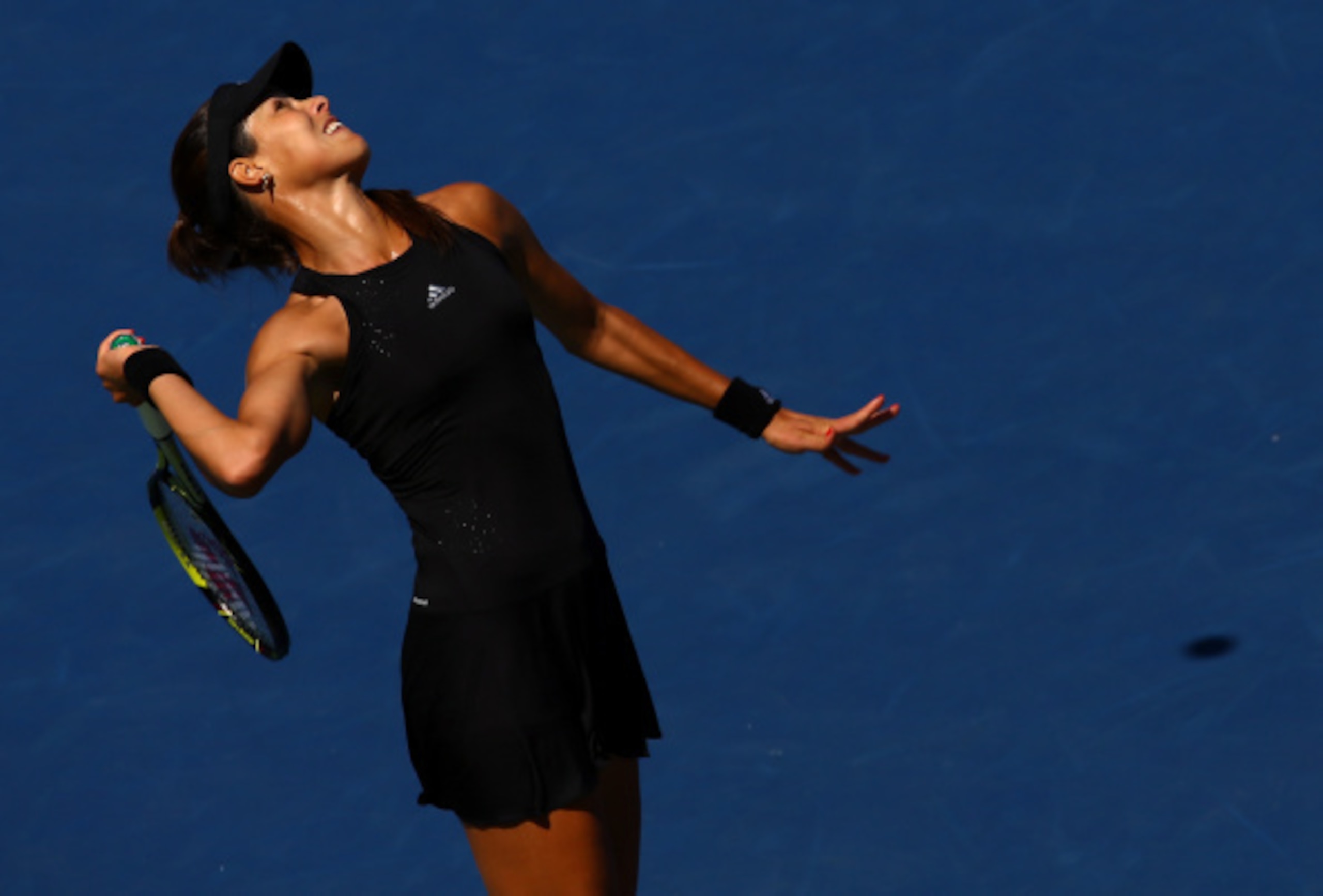 Ana Ivanovic serves during a match at the 2014 U.S. Open.