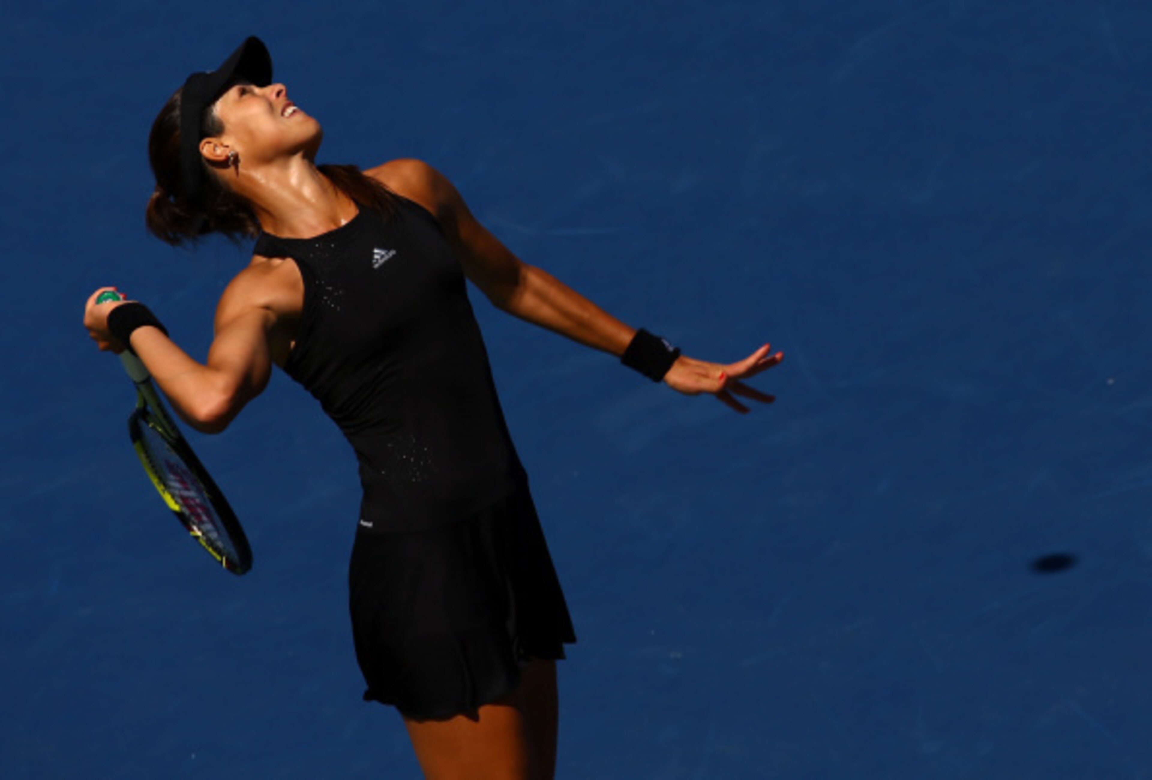 Ana Ivanovic serves during a match at the 2014 U.S. Open.