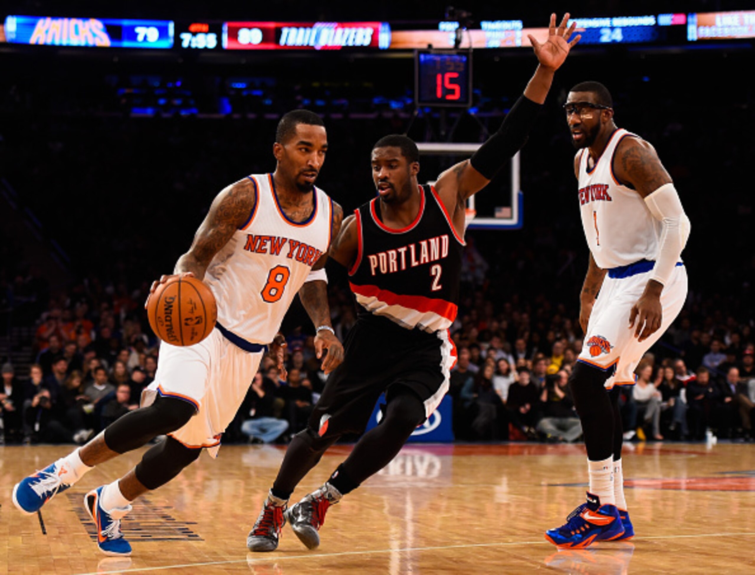 The Knicks' J.R. Smith and Amar'e Stoudemire are used to being on the trade block.