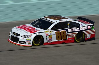 Junior's National Guard Chevrolet is no more.