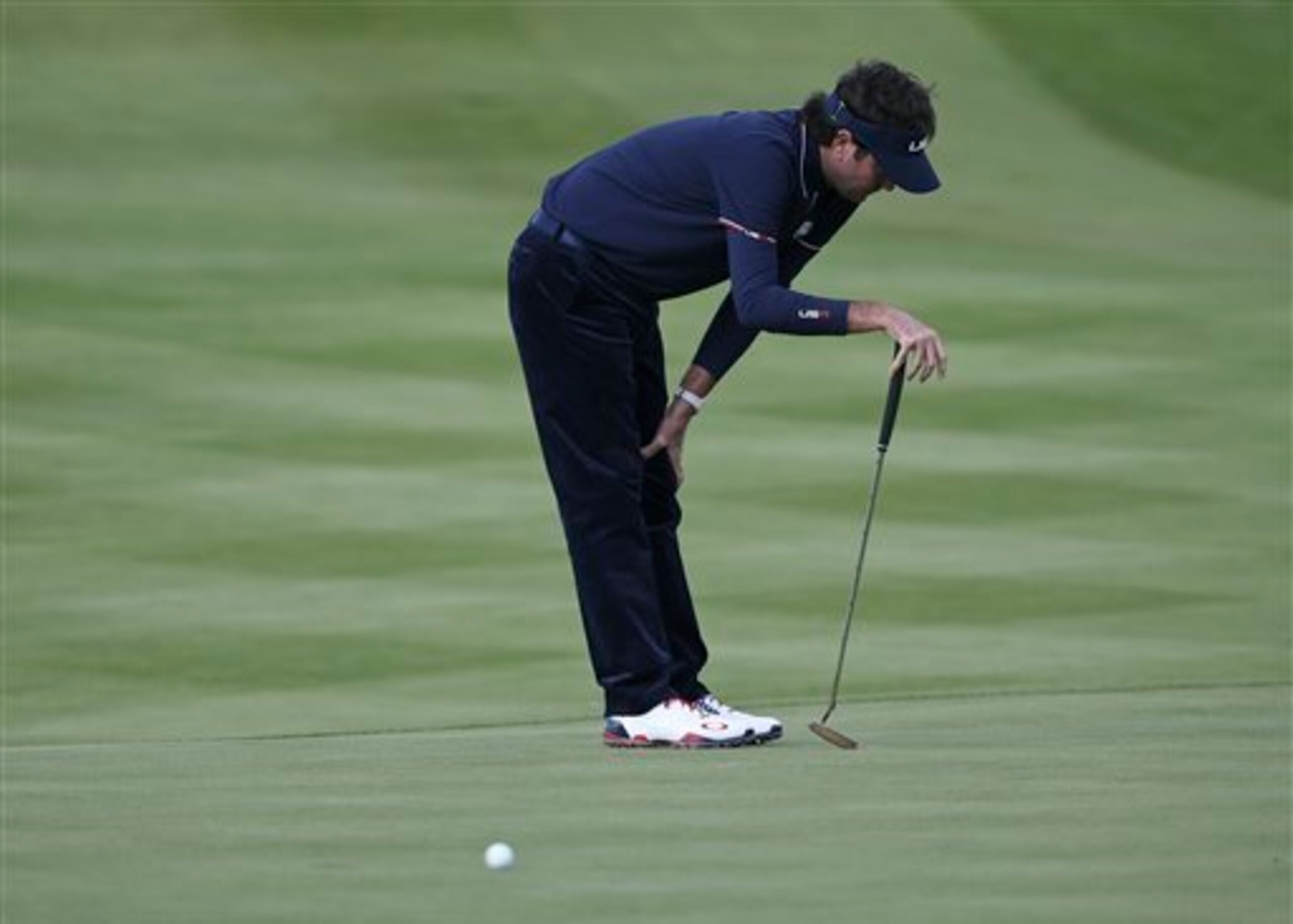 Bubba Watson had way too many reactions like this on the greens last year.