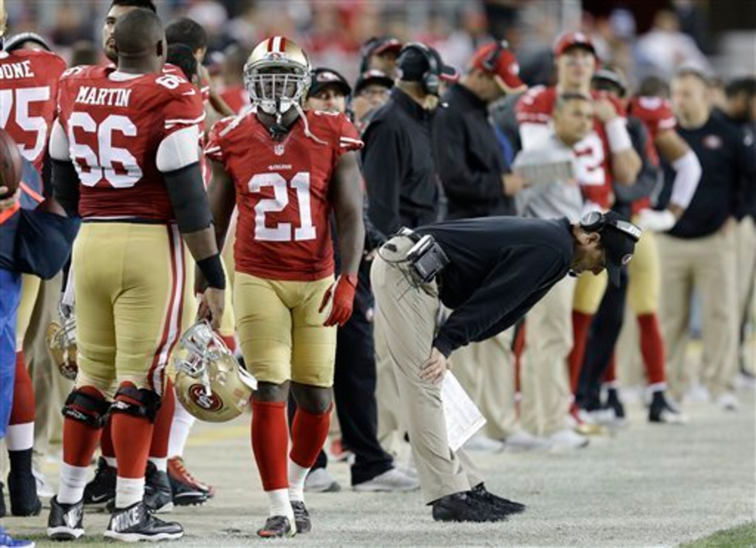 Fourth-quarter woes continue to haunt Jim Harbaugh and the 49ers.