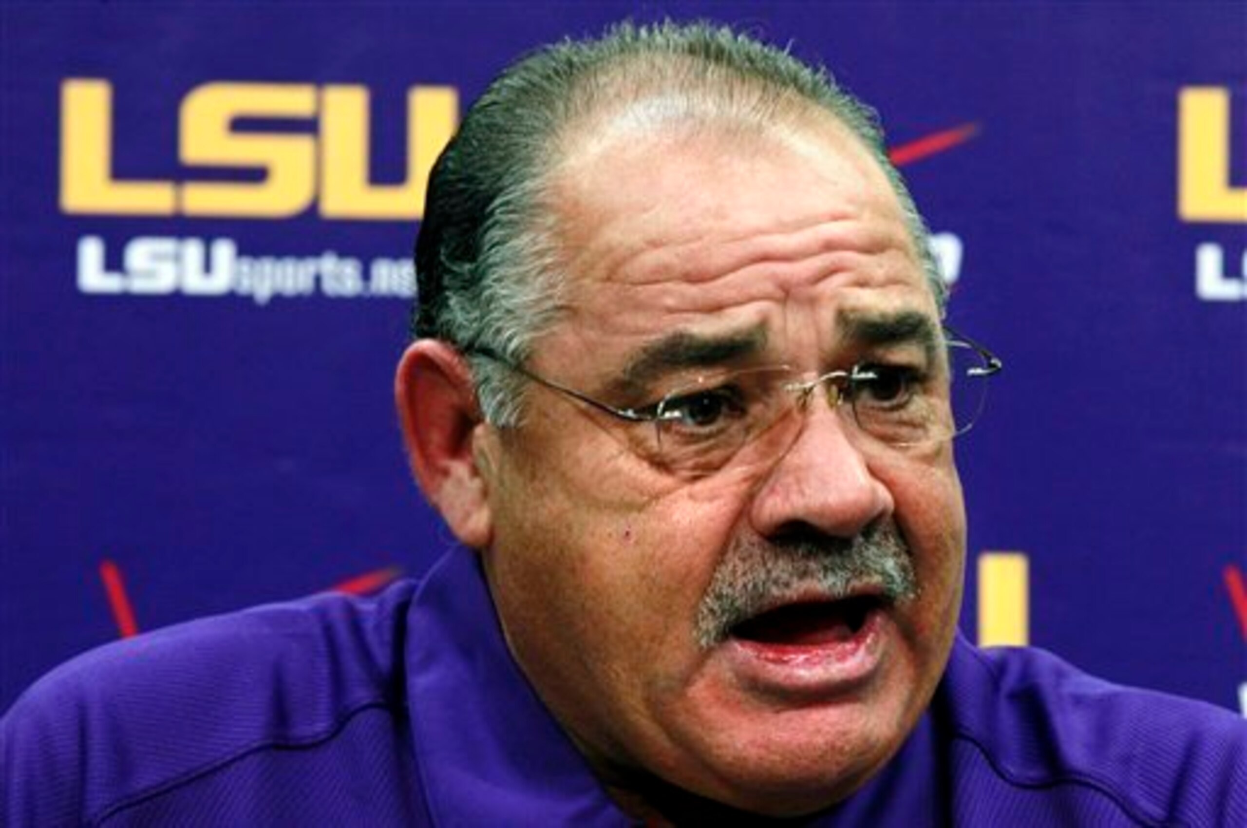 LSU defensive coordinator John Chavis