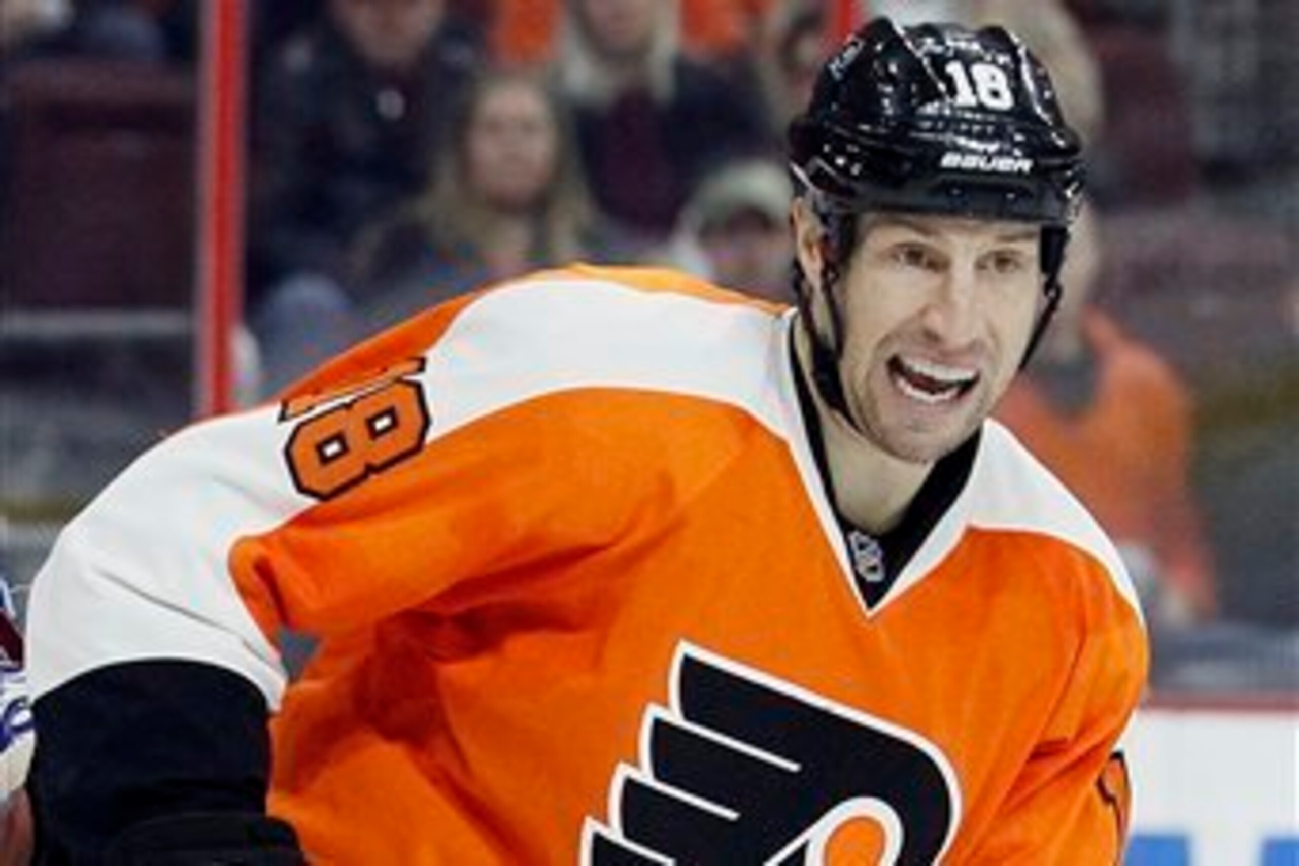 R.J. Umberger is one of many struggling Flyers.