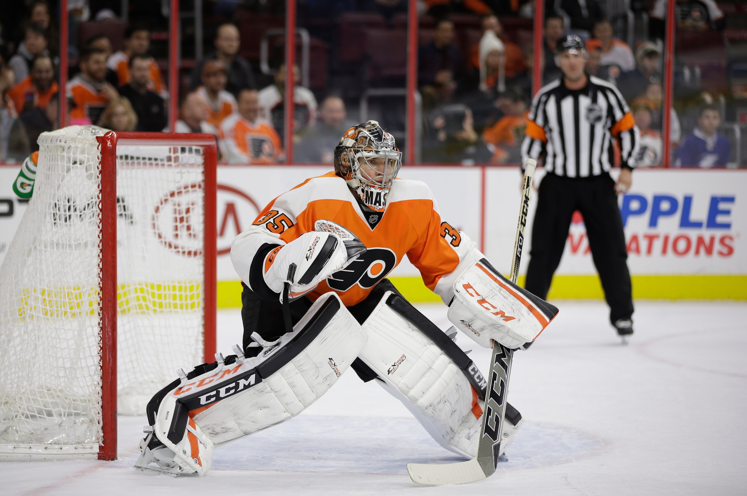 The Flyers are at their best with Steve Mason in goal.