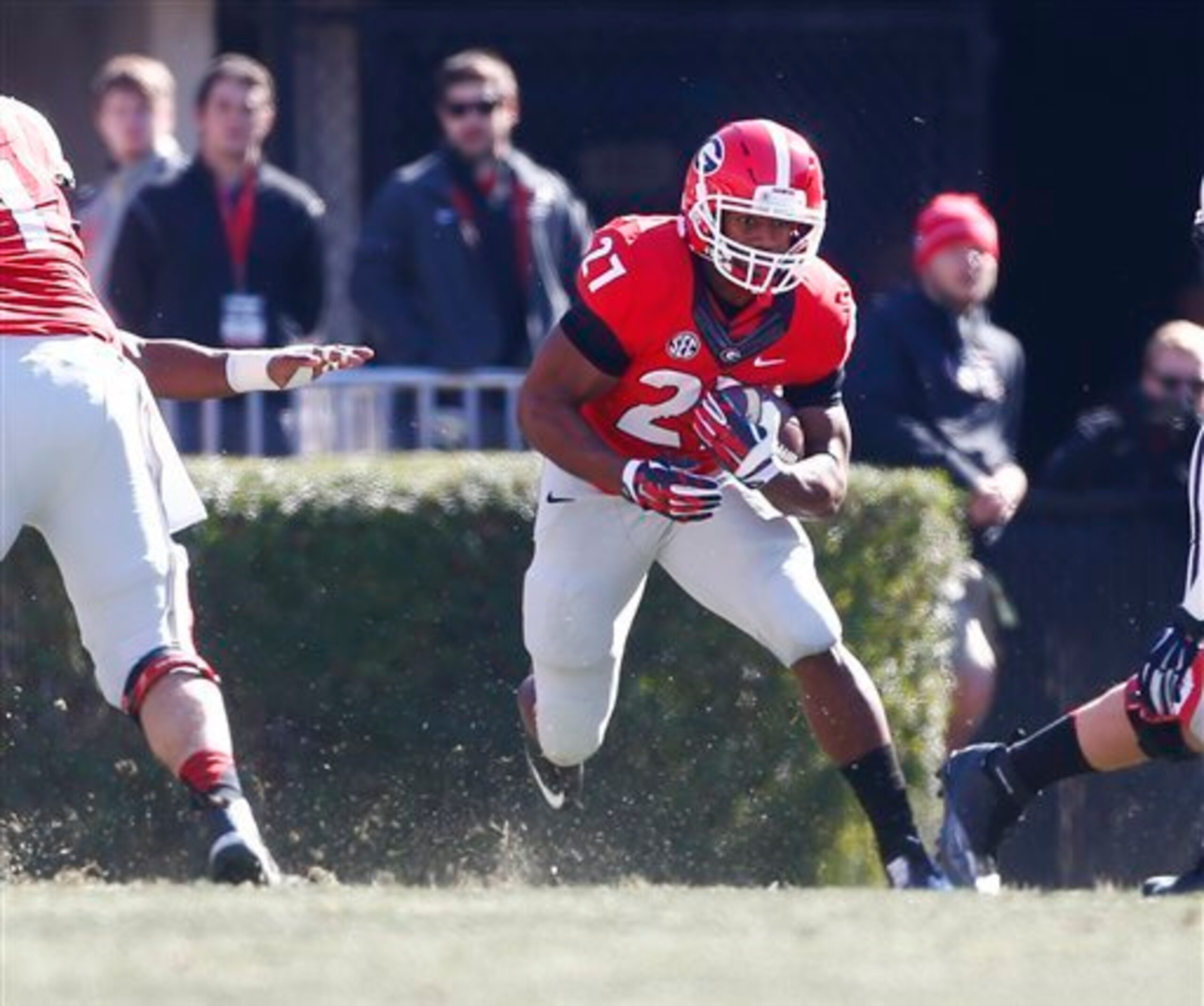 Nick Chubb proved himself as the nation's top freshman tailback.