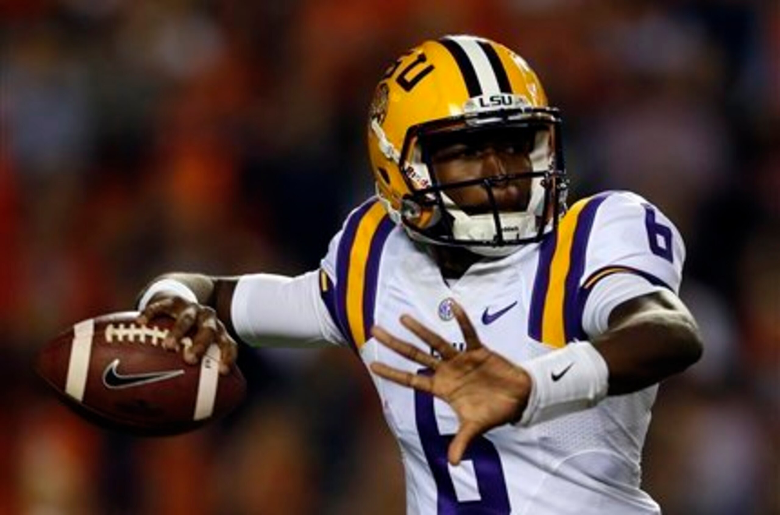 LSU QB Brandon Harris