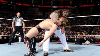 Bray Wyatt sets up Daniel Bryan for Sister Abigail.