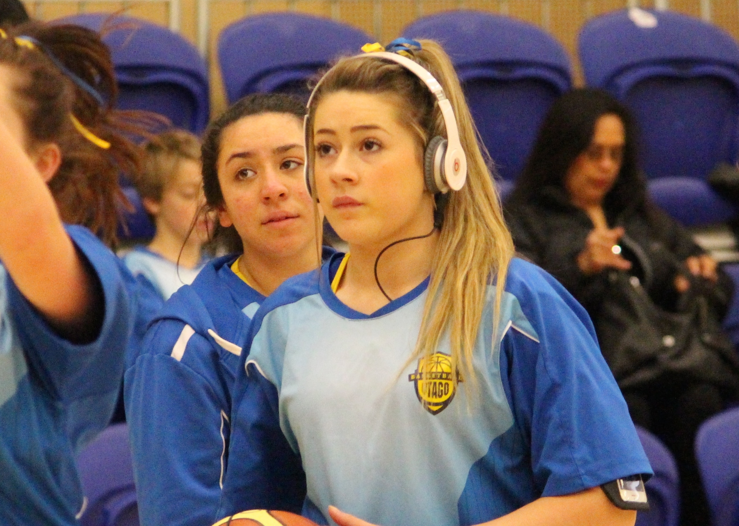 Claudia Flaws warming up prior to an Otago game at Nationals. Claudia Flaws warming up prior to an Otago game at Nationals.