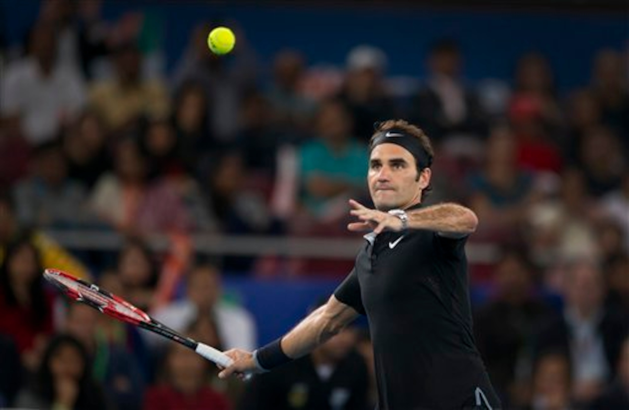 Still ranked No. 2 in the world, Roger Federer has nowhere to go but down.