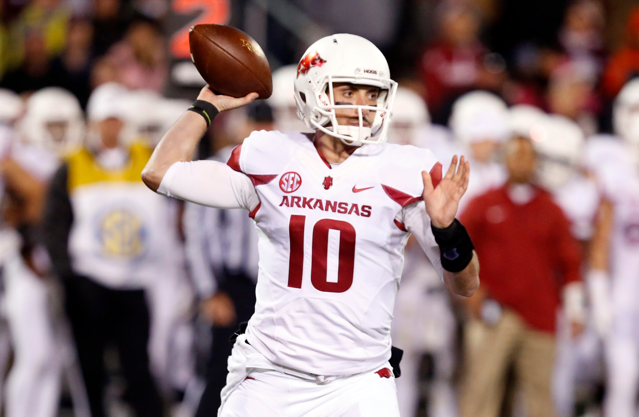 Brandon Allen took a major step forward for Arkansas this season.