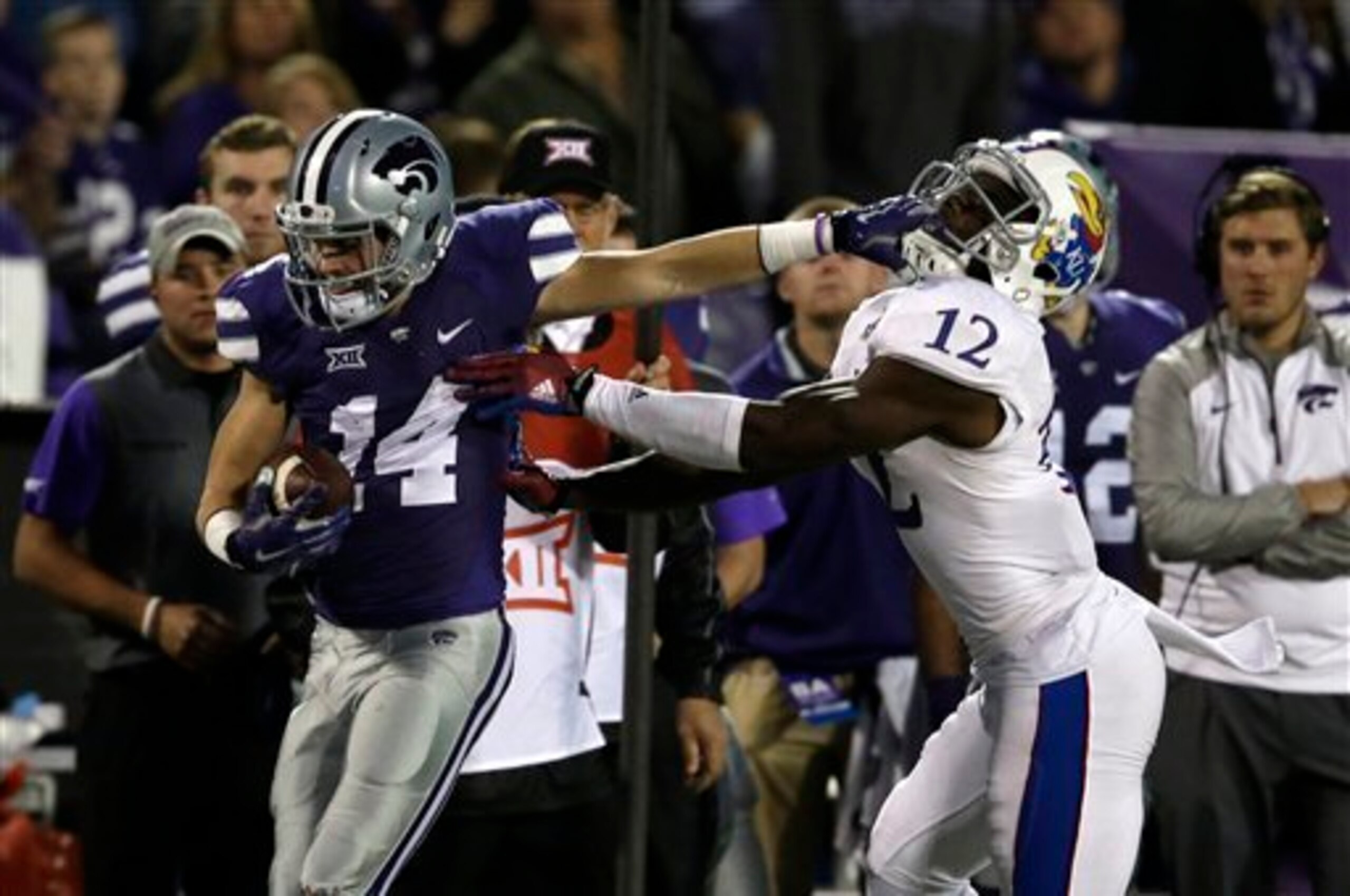 Curry Sexton played a huge role in K-State's passing game this fall.