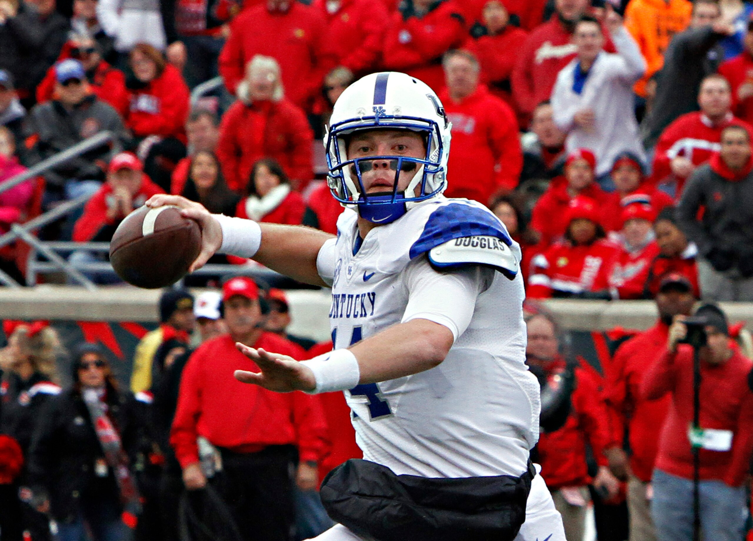 Patrick Towles showed flashes of brilliance as Kentucky's first-year starting quarterback this fall.